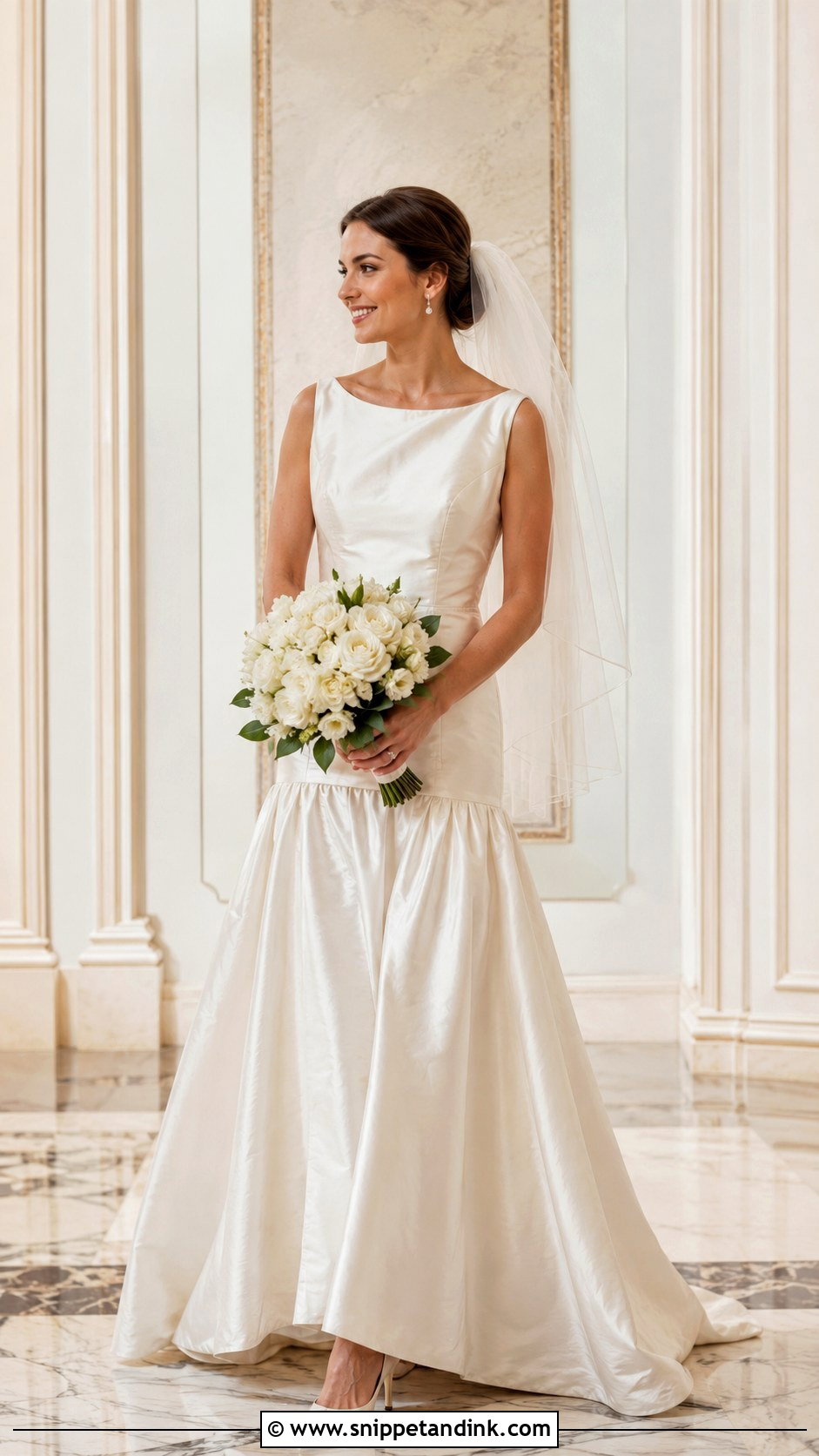 Vintage Drop Waist Wedding Dress - Snippet and Ink - 25 Vintage Wedding Dress Aesthetic Ideas