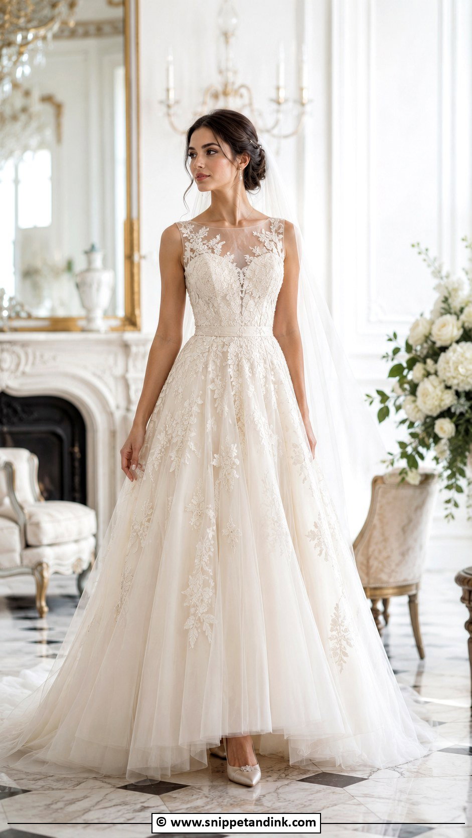 Vintage Embroidered Wedding Dress - Snippet and Ink - 35 Vintage Wedding Dresses