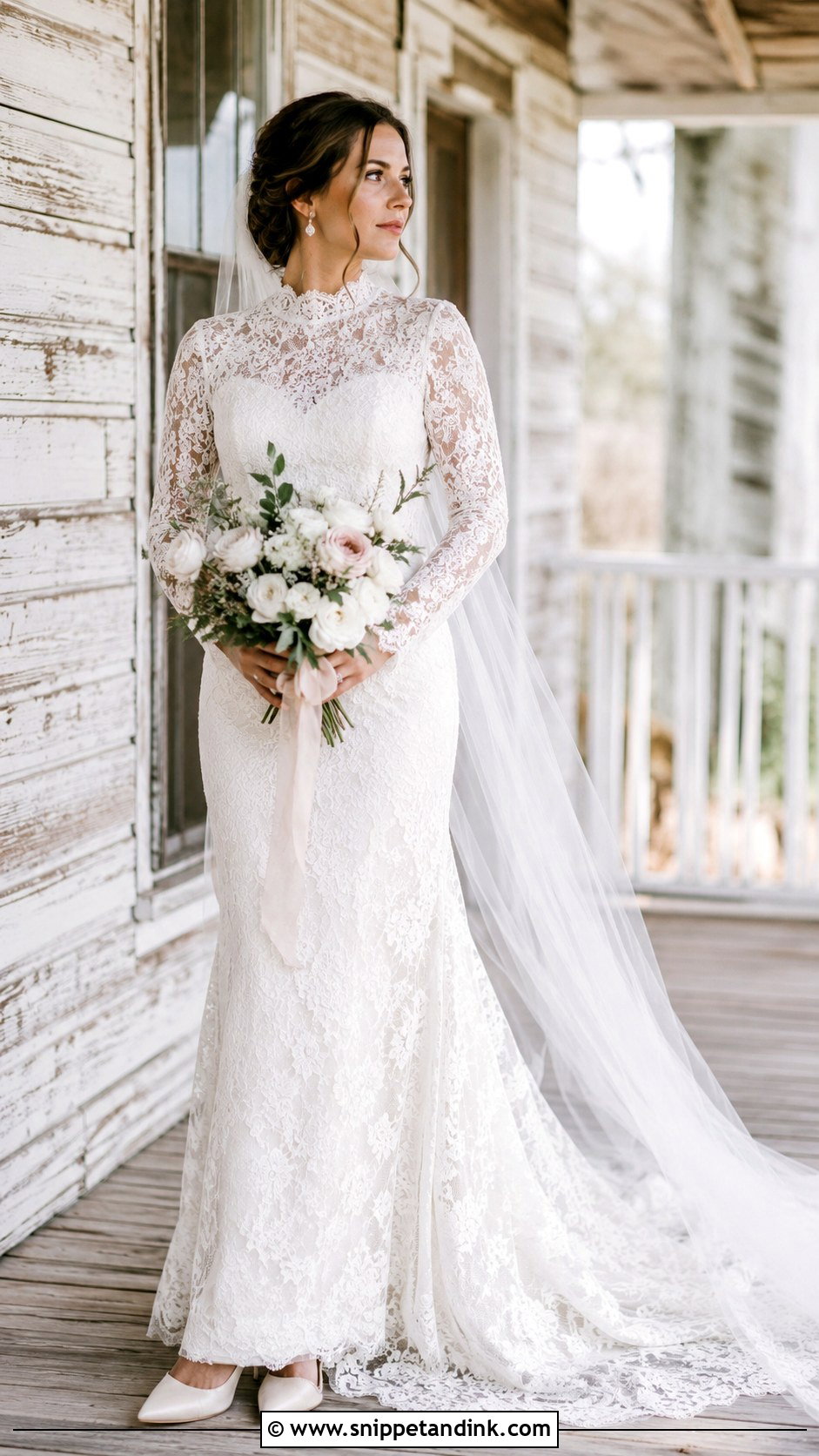 Vintage Farmhouse Wedding Dress - Snippet and Ink - 25 Farmhouse Wedding Dress Ideas