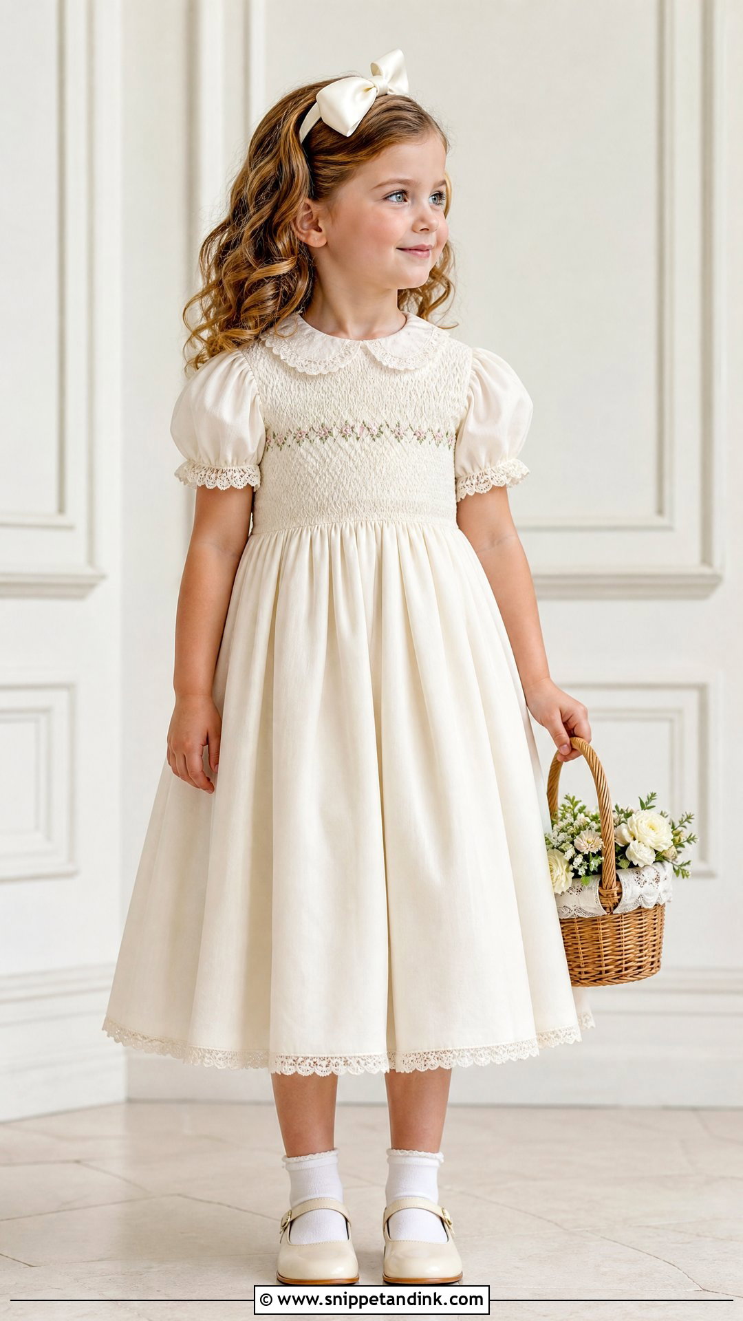 Vintage Flower Girl Dress - Snippet and Ink - 25 Flowergirls Wedding Dresses