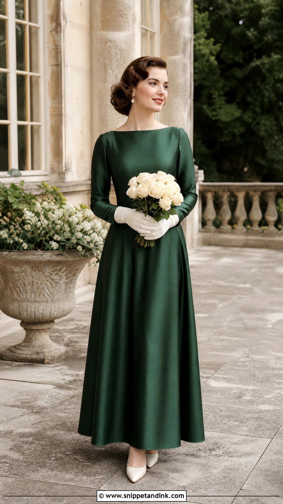 Vintage Forest Green Wedding Dress - Snippet and Ink - 25 Forest Green Wedding Dress Ideas