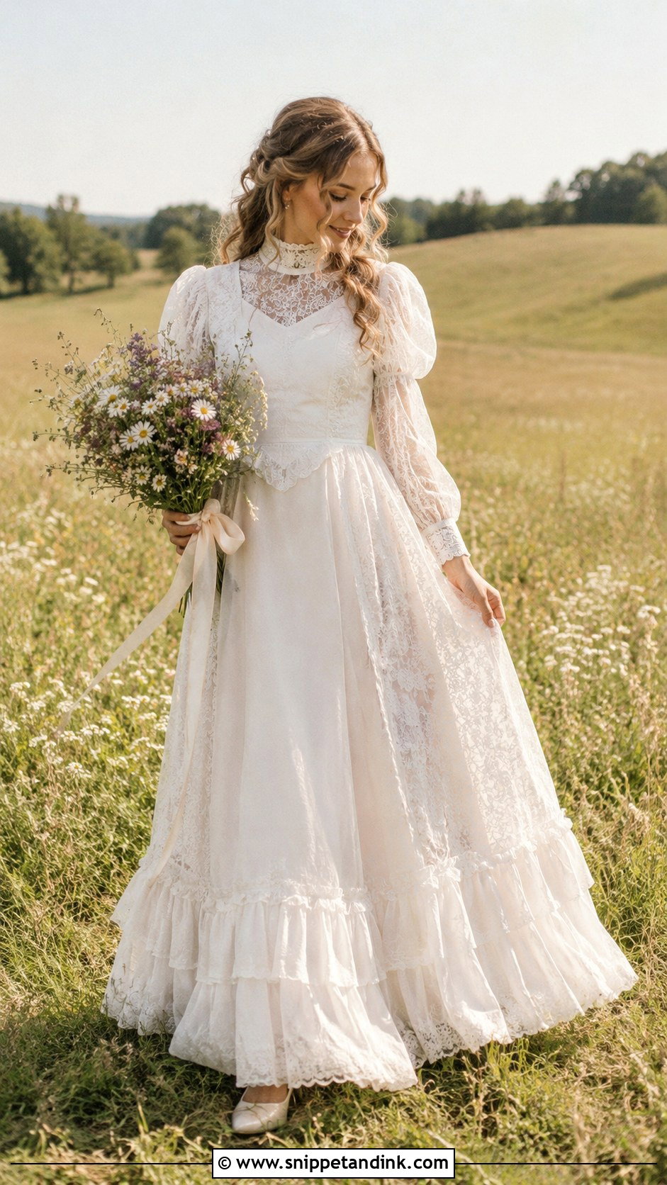 Vintage Gunne Sax Wedding Dress - Snippet and Ink - 25 Vintage Hippie Wedding Dress Ideas