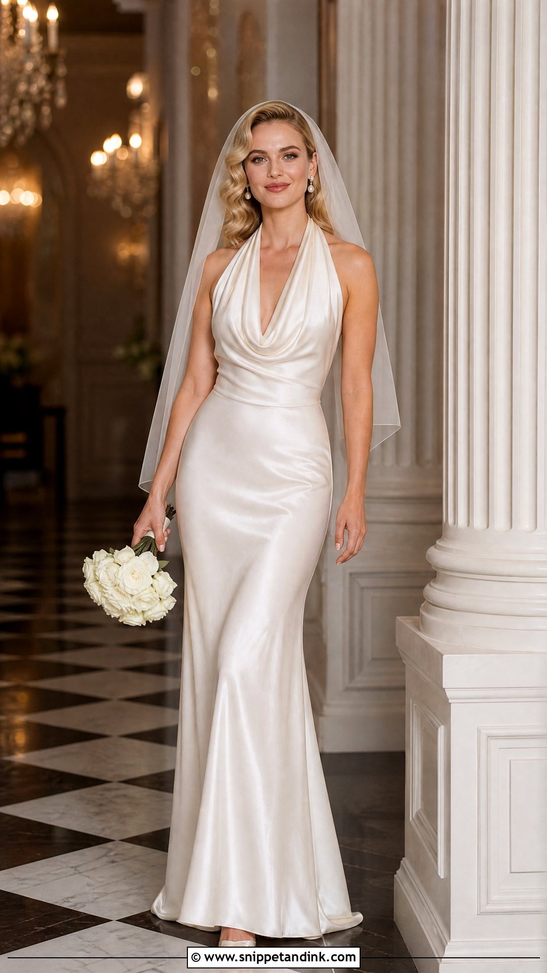 Vintage Halter Wedding Gown - Snippet and Ink - 25 Halter Wedding Gown Ideas