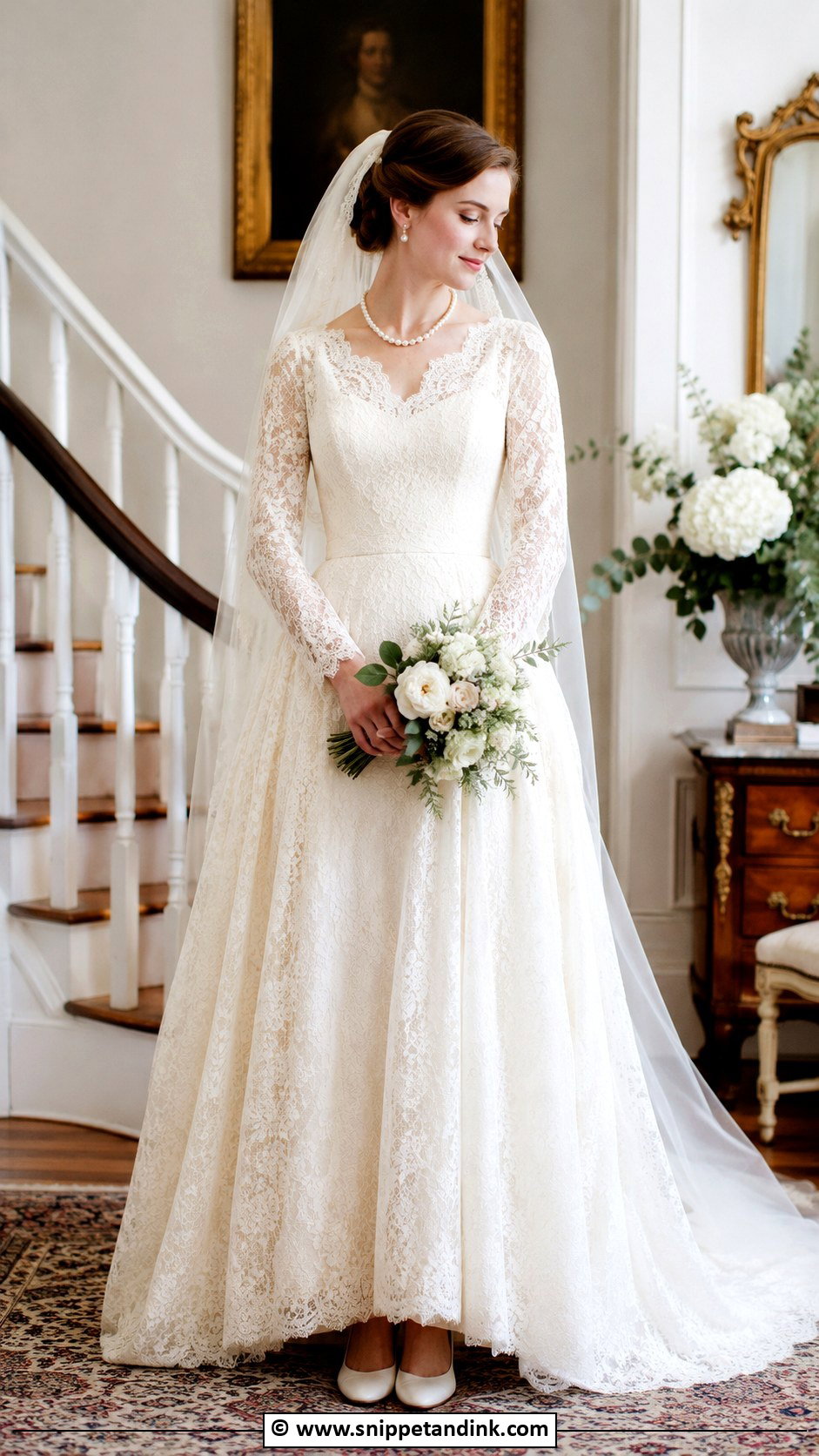 Vintage Heirloom Wedding Gown - Snippet and Ink - 35 Vintage Wedding Gown Ideas