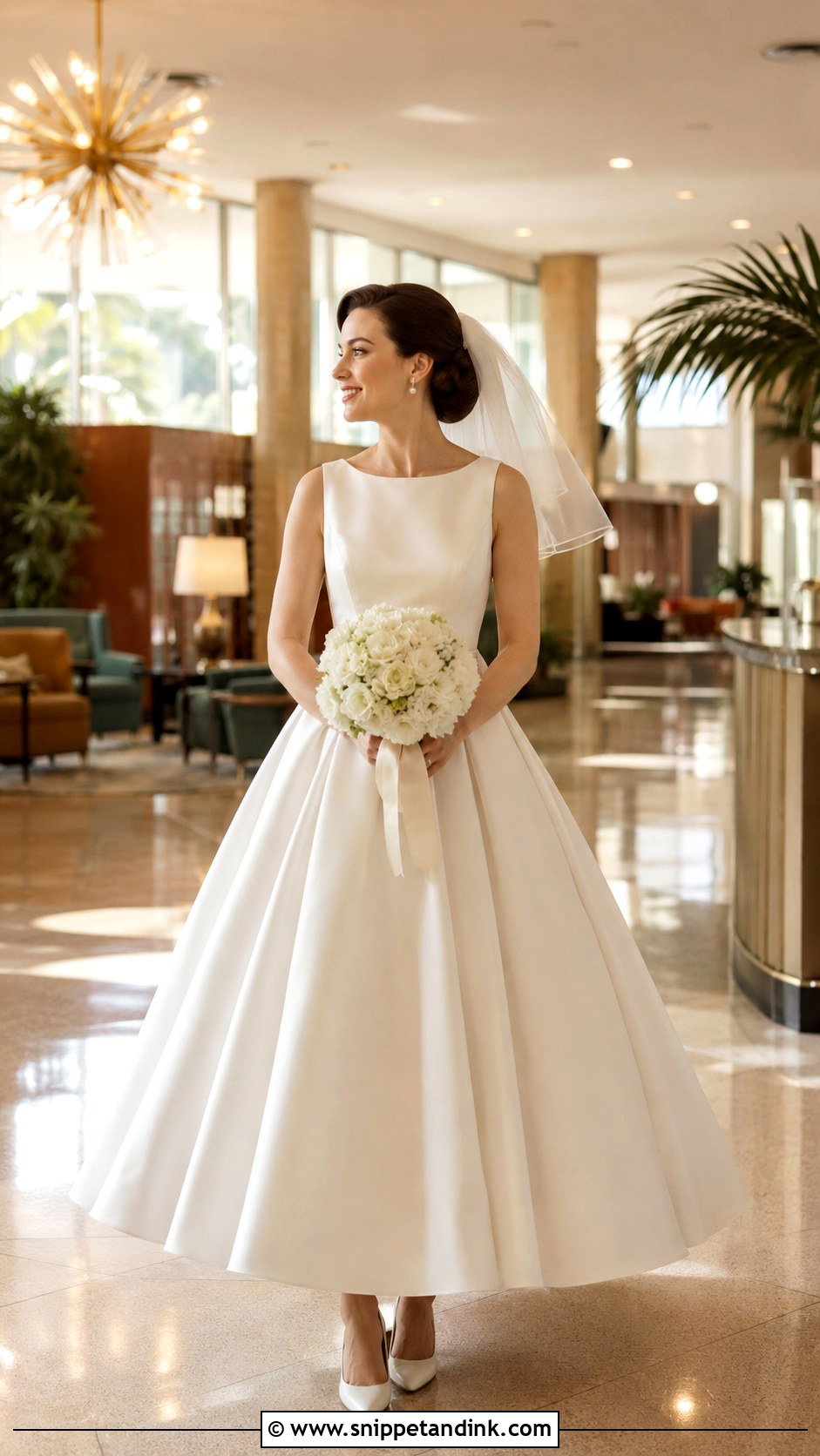 Vintage Inspired Ball Gown Wedding Dress - Snippet and Ink - 20 Big Poofy Wedding Dresses