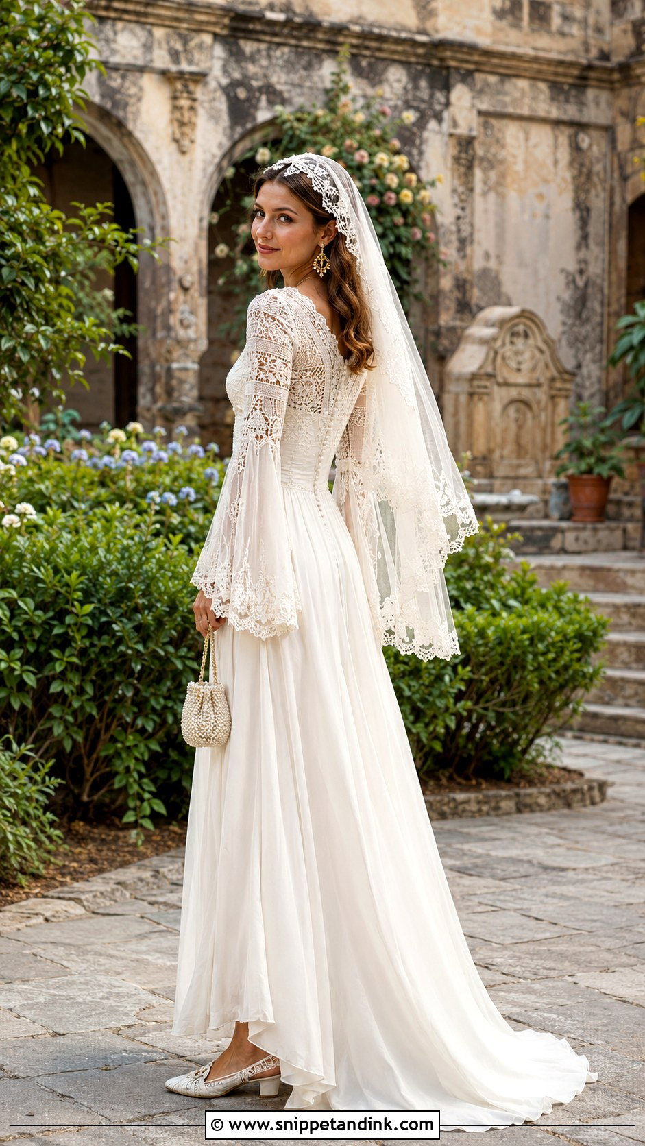 Vintage Inspired Boho Bridal Gown - Snippet and Ink - 20 Boho Bridal Gowns