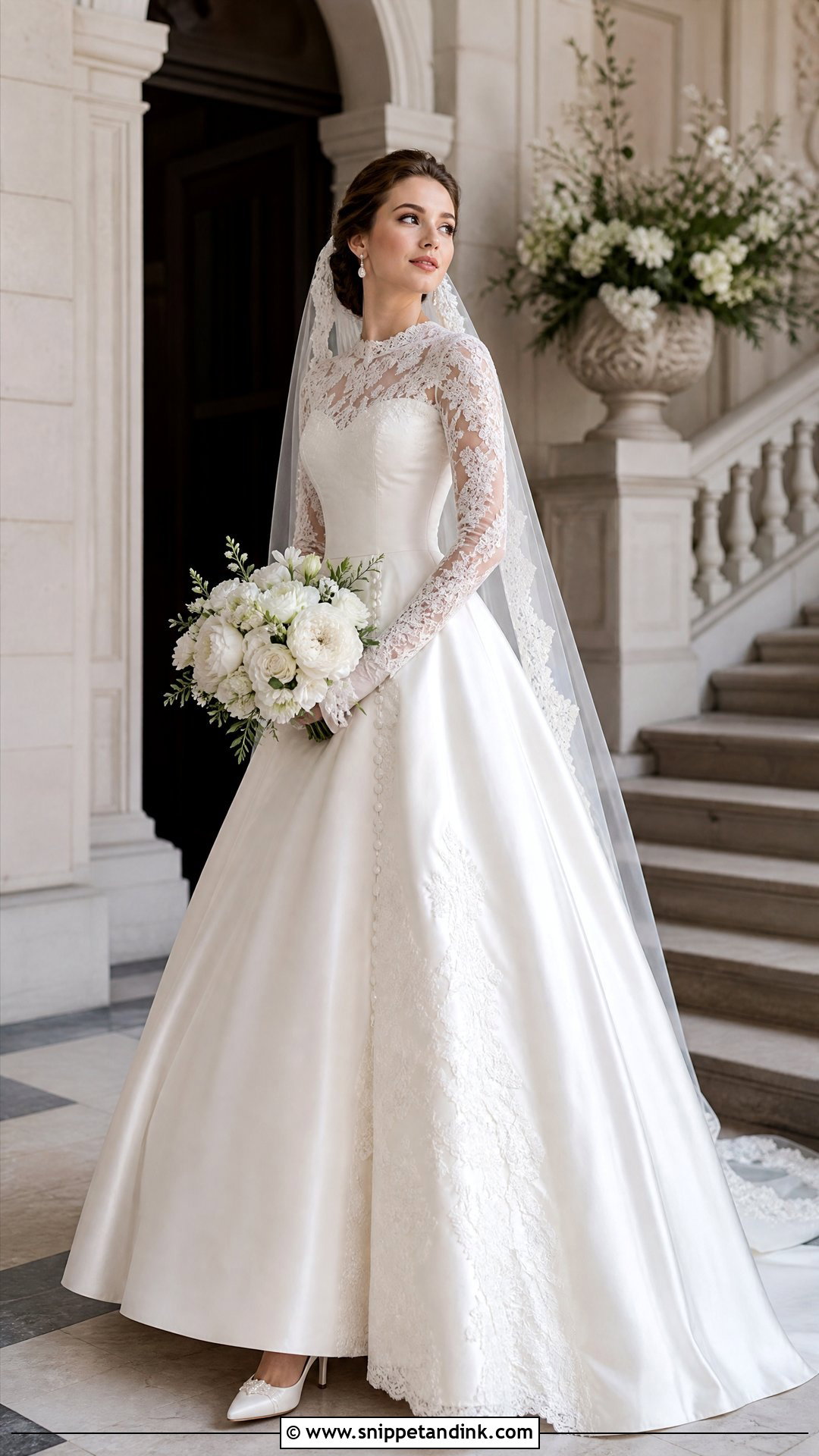 Vintage Inspired Bridal Ball Gown - Snippet and Ink - 25 Bridal Ball Gown Ideas
