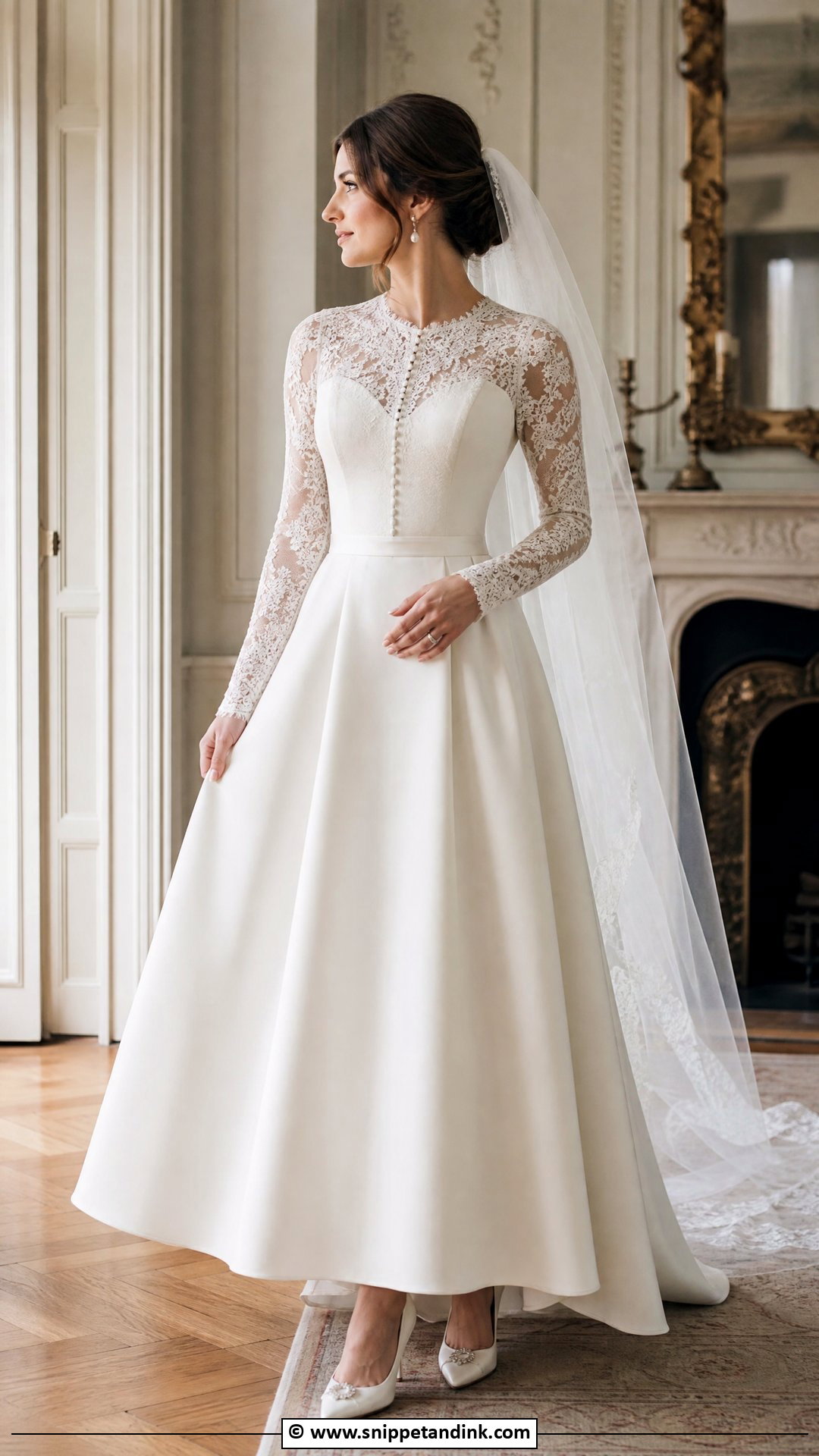 Vintage Inspired Bridal Gown - Snippet and Ink - 35 Bridal Gowns