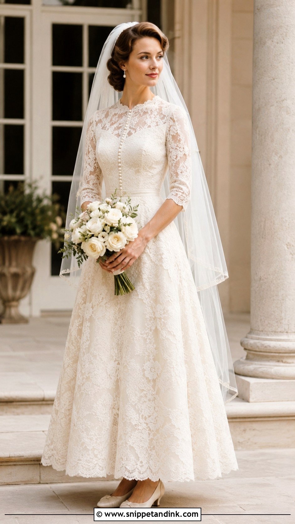 Vintage Inspired Bride Gown - Snippet and Ink - 25 Bride Gown Design Ideas