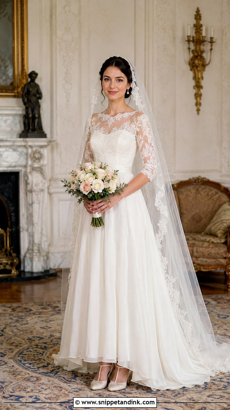 Vintage Inspired Castle Wedding Dress - Snippet and Ink - 20 Castle Wedding Dress Ideas