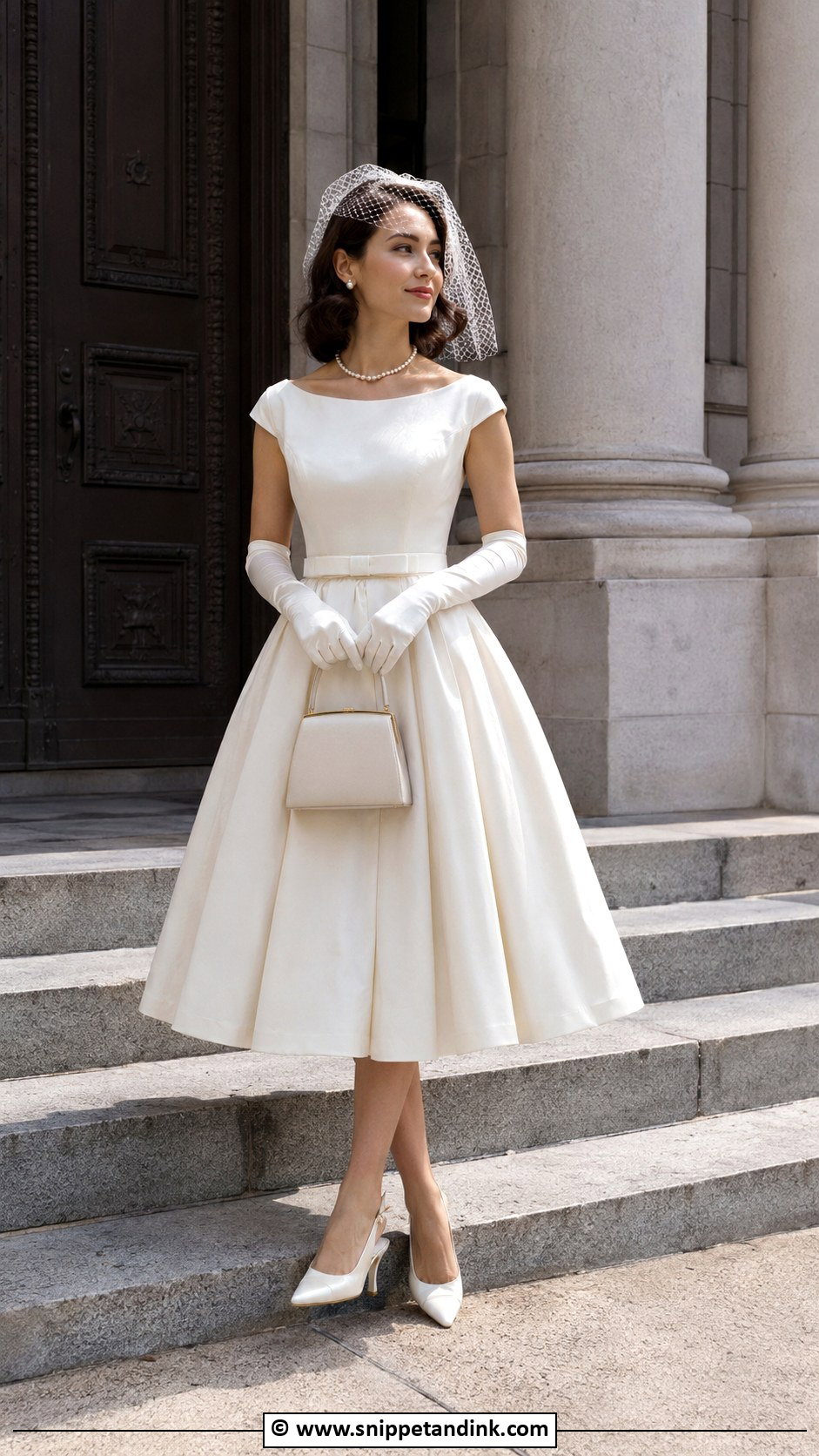 Vintage Inspired City Hall Wedding Outfit - Snippet and Ink - 30 City Hall Wedding Outfit Ideas