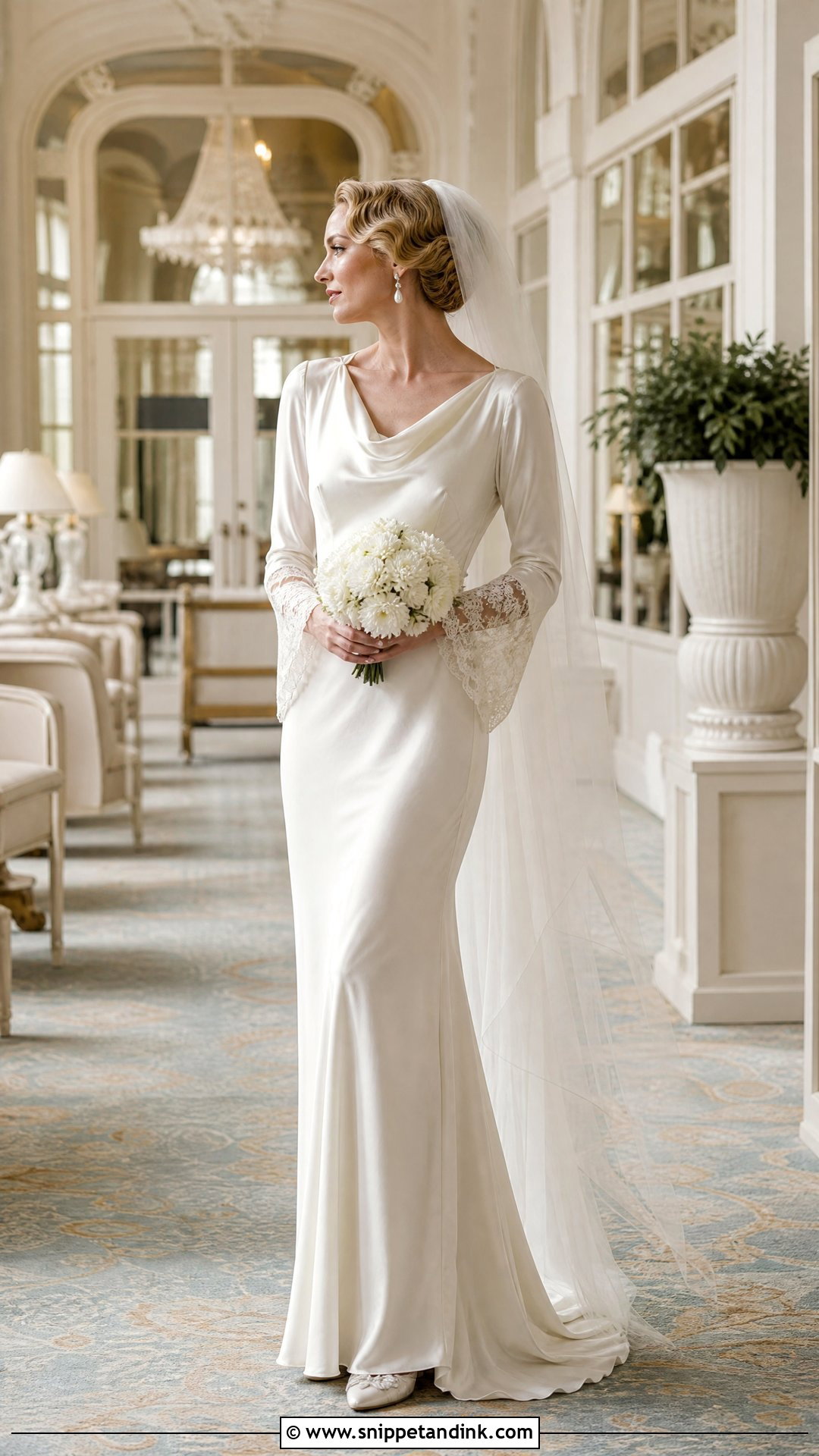 Vintage Inspired Couture Bridal Gown - Snippet and Ink - 25 Couture Bridal Gowns