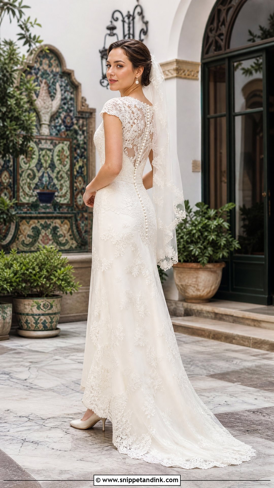 Vintage Inspired Lace Wedding Dress - Snippet and Ink - 20 Romantic Dreamy Wedding Dress Ideas