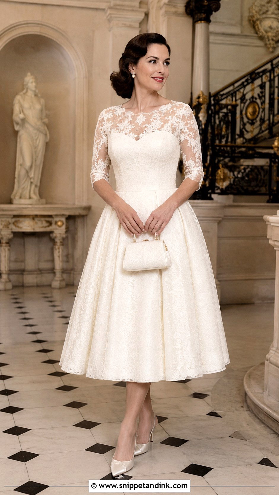 Vintage Inspired Vow Renewal Gown - Snippet and Ink - 20 10 Year Vow Renewal Gowns Ideas