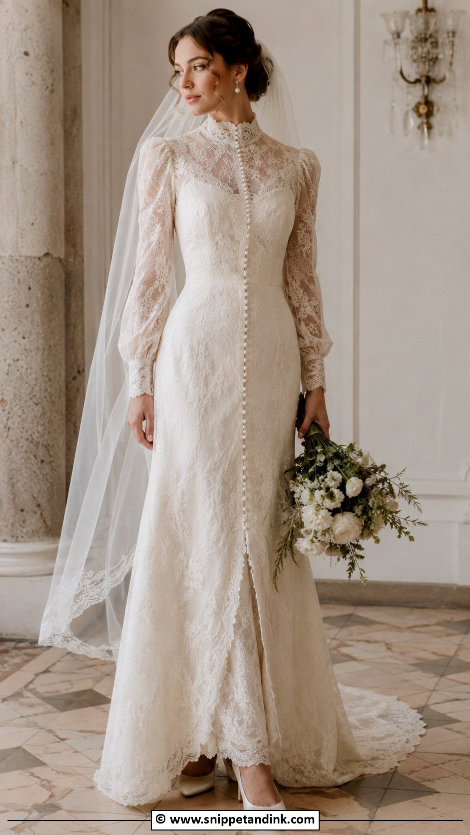 Vintage Inspired Wedding Dress - Snippet and Ink - 25 Classic Timeless Classy Wedding Dress Ideas