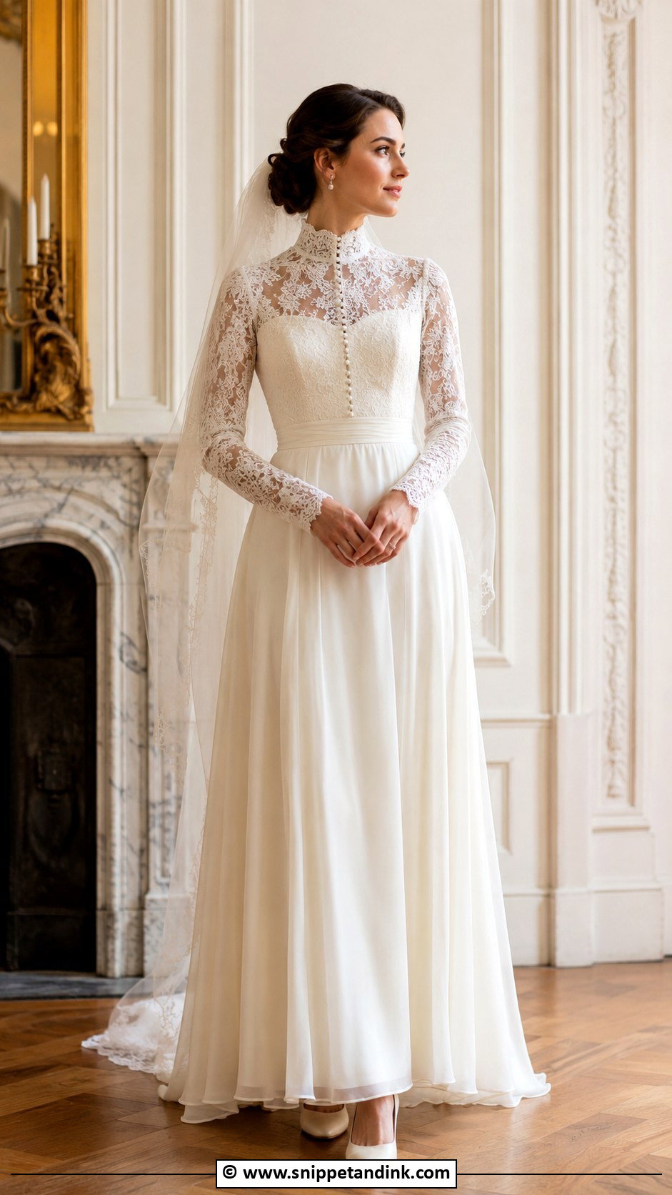 Vintage Inspired Wedding Dress - Snippet and Ink - 30 Romantic Wedding Dress Ideas