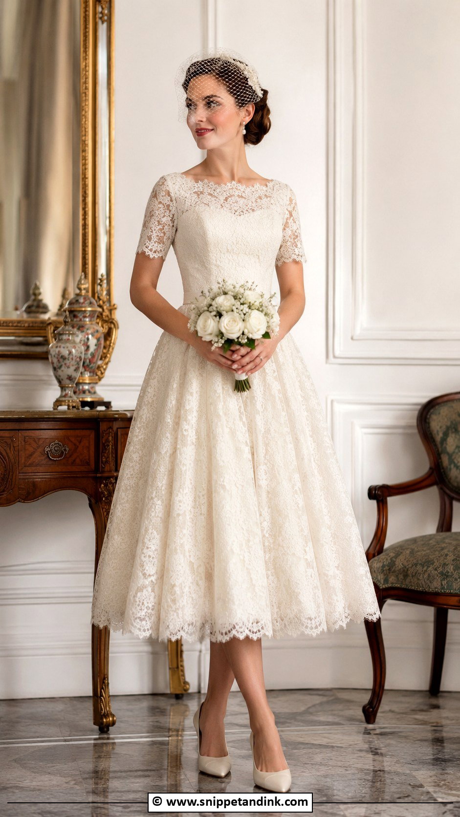 Vintage Inspired Wedding Dress - Snippet and Ink - 30 Wedding Dress Aesthetic Ideas
