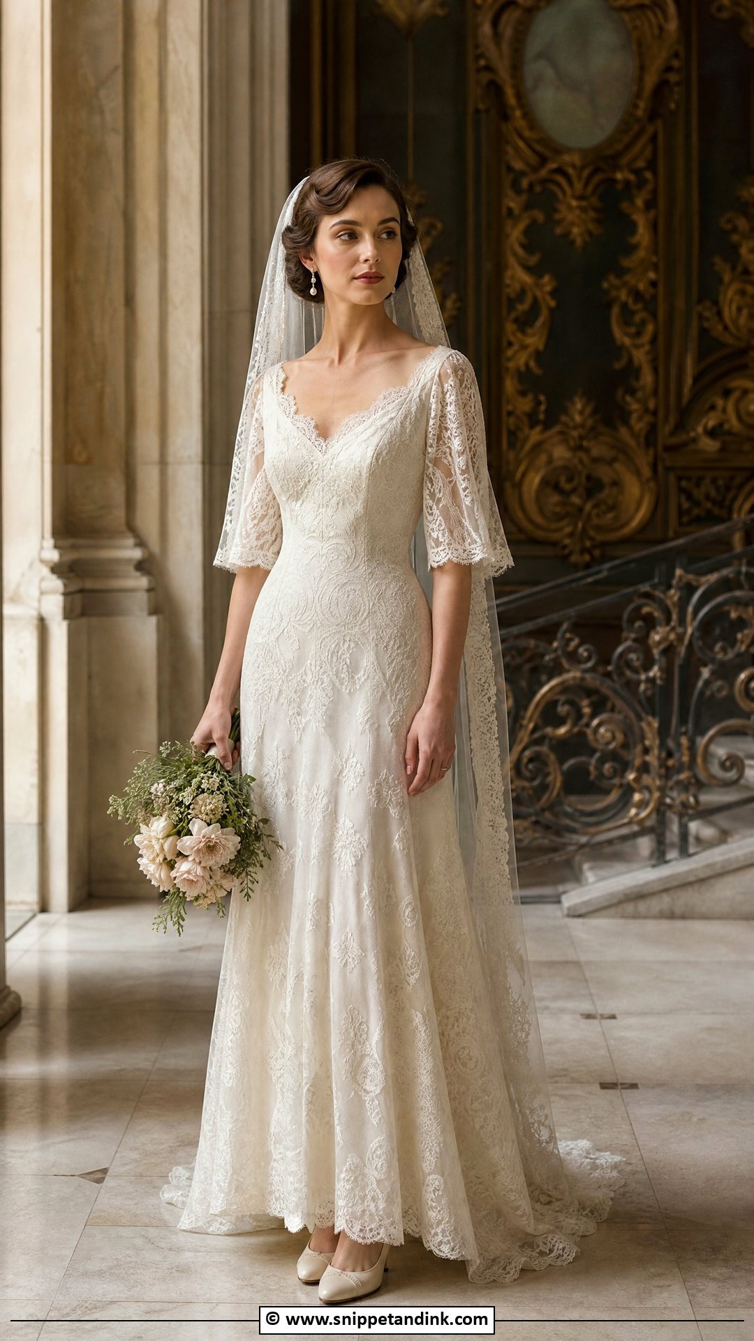 Vintage Inspired Wedding Dress - Snippet and Ink - 35 Classy Wedding Dress Ideas