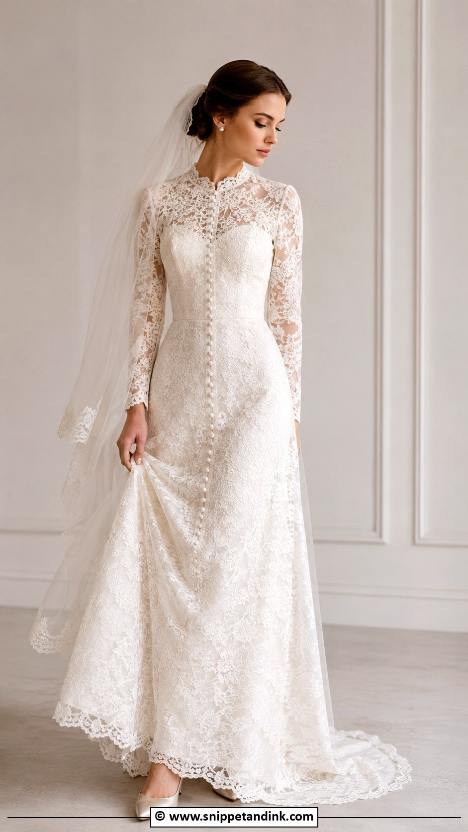 Vintage Inspired Wedding Dress - Snippet and Ink - 25 Enchanting Wedding Dress Ideas
