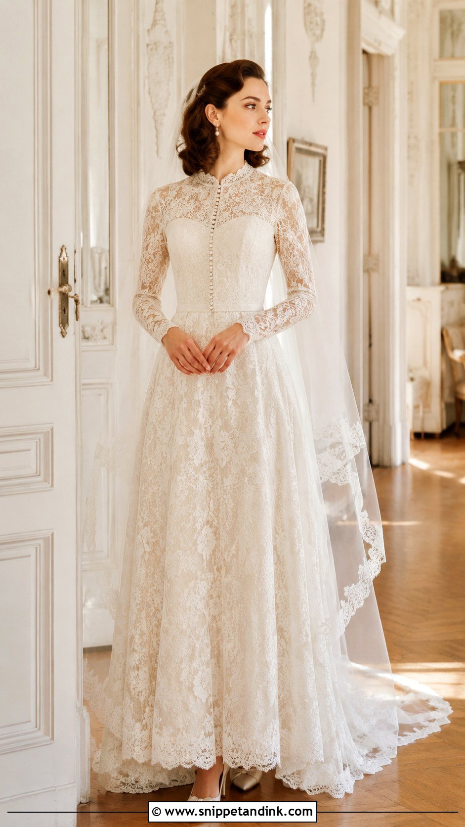 Vintage Inspired Wedding Dress - Snippet and Ink - 30 Wedding Dress Design Ideas