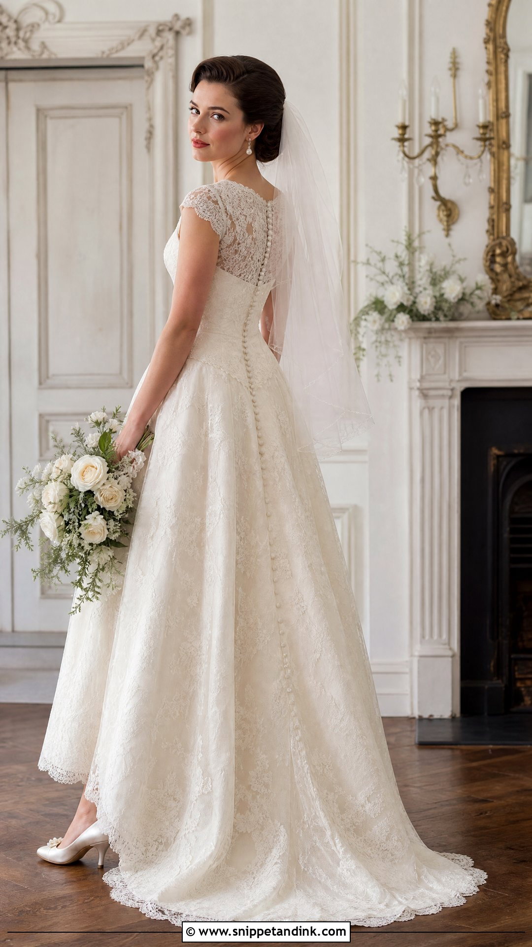 Vintage Inspired Wedding Dress - Snippet and Ink - 25 Regal Wedding Dress Ideas
