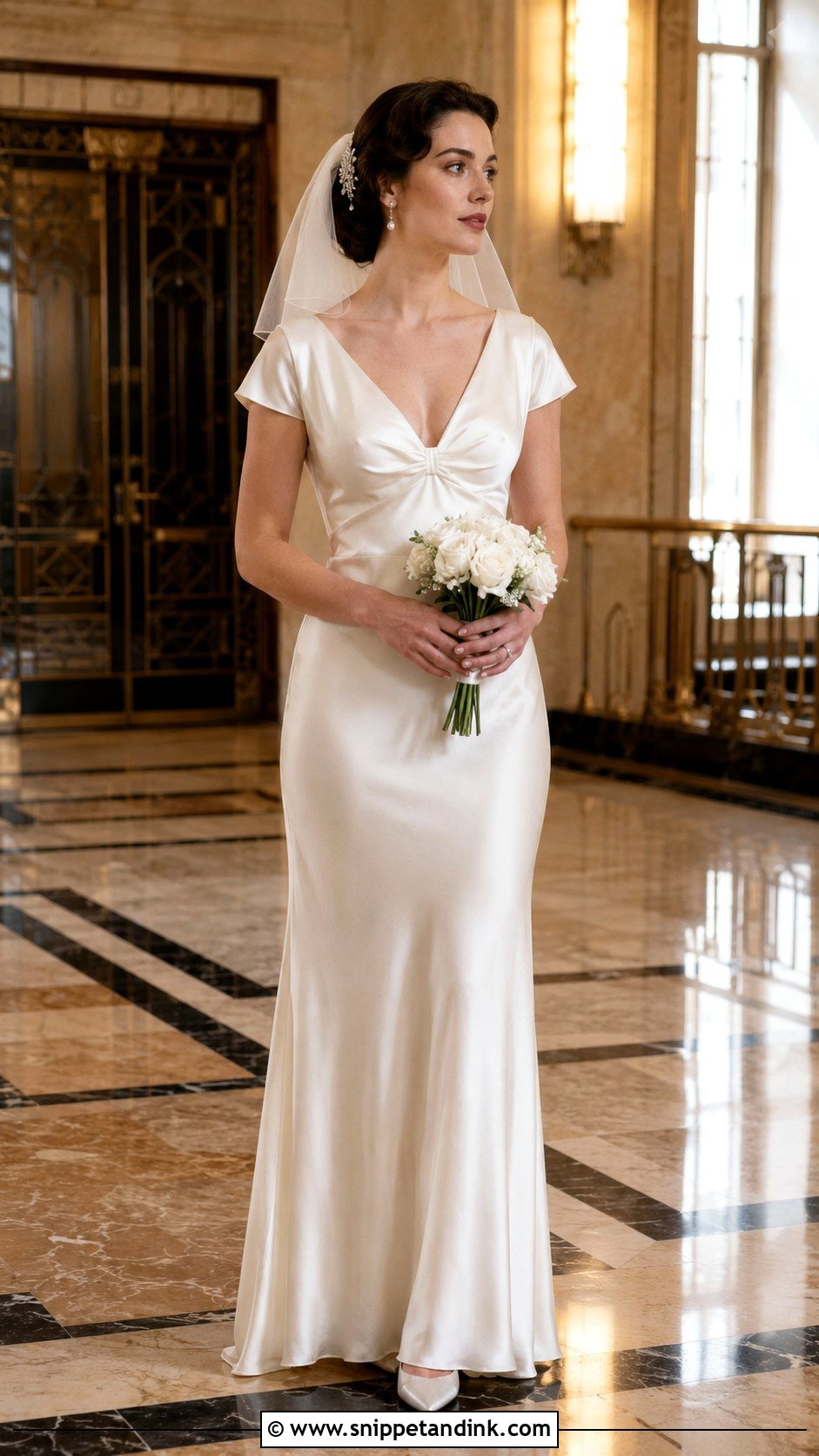 Vintage Inspired Wedding Gown - Snippet and Ink - 20 Brides Gown Ideas