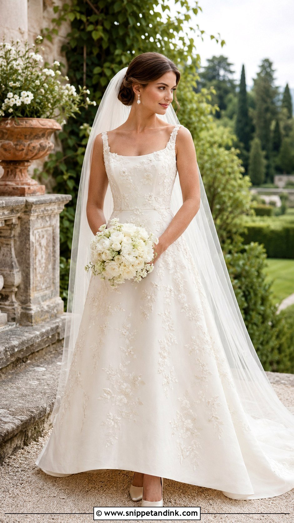 Vintage Italian Embroidered Wedding Dress - Snippet and Ink - 25 Vintage Italian Wedding Dress Ideas