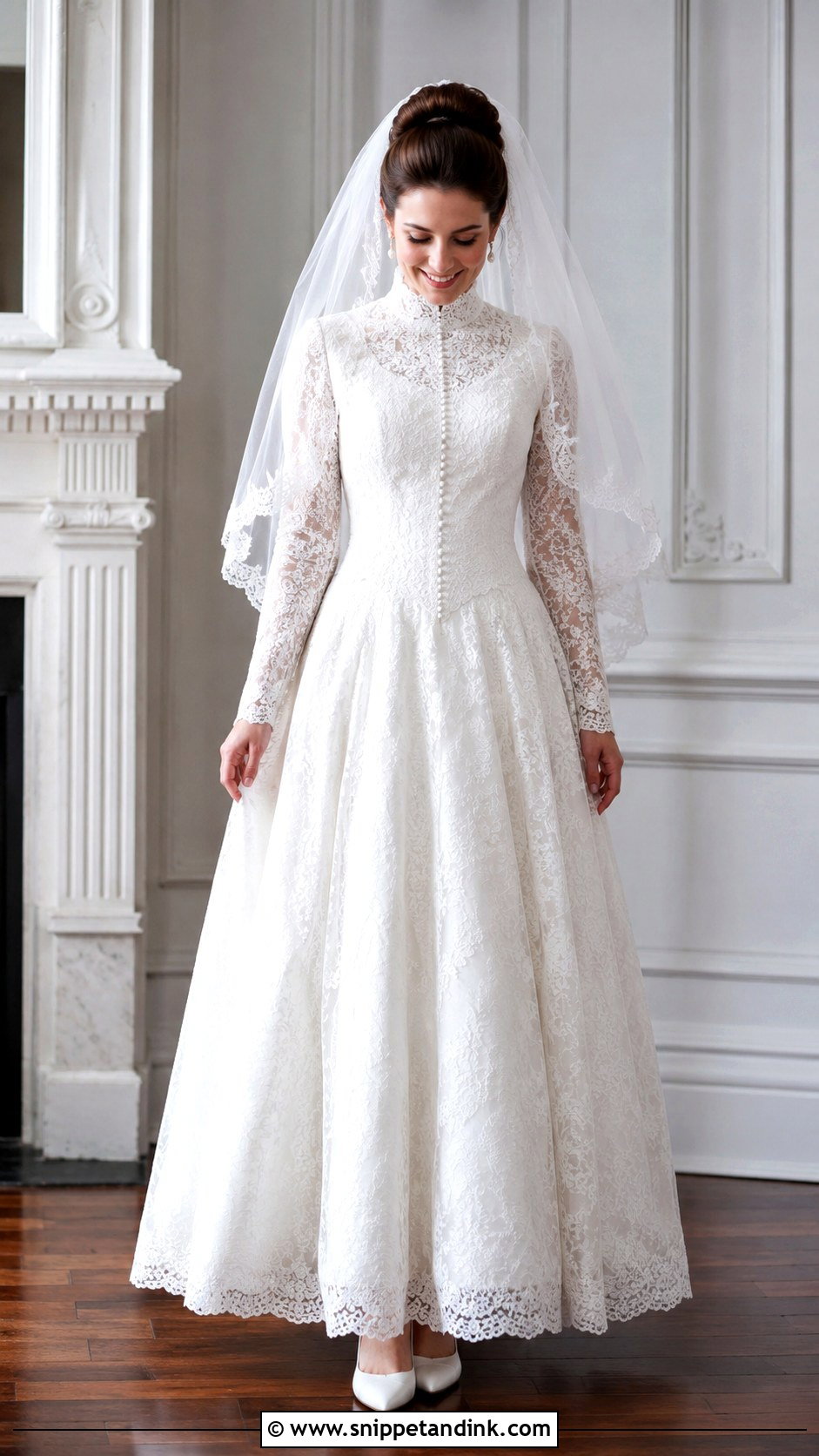 Vintage LDS Wedding Dress - Snippet and Ink - 25 Lds Wedding Dresses