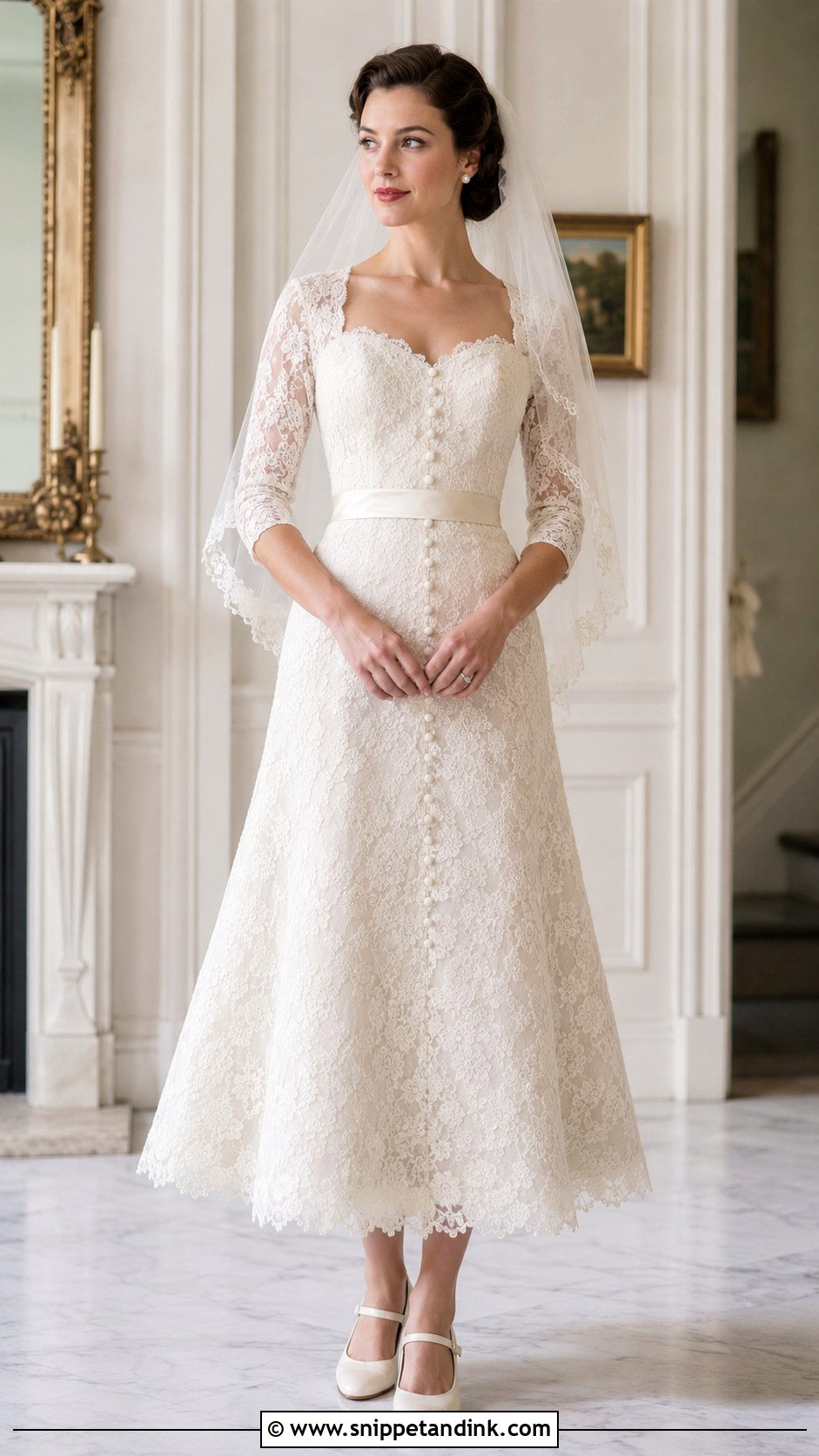 Vintage Lace Corset Wedding Dress - Snippet and Ink - 20 Lace Corset Wedding Dresses