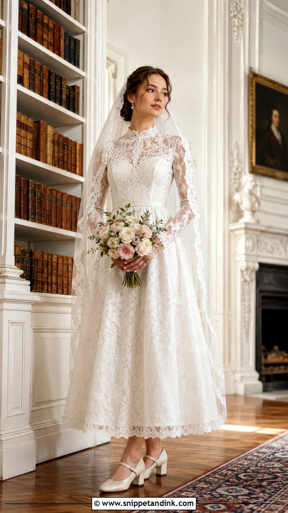 Vintage Lace Evangeline Wedding Dress - Snippet and Ink - 20 Evangeline Wedding Dress Ideas