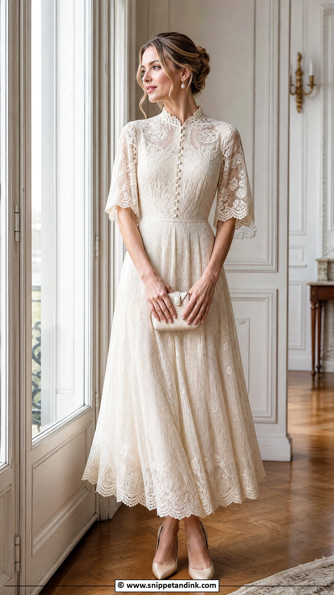 Vintage Lace Gown - Snippet and Ink - 35 Lace Gown Styles