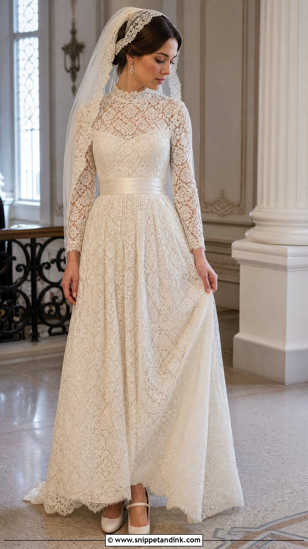 Vintage Lace Jewish Wedding Dress - Snippet and Ink - 25 Jewish Wedding Dress Ideas