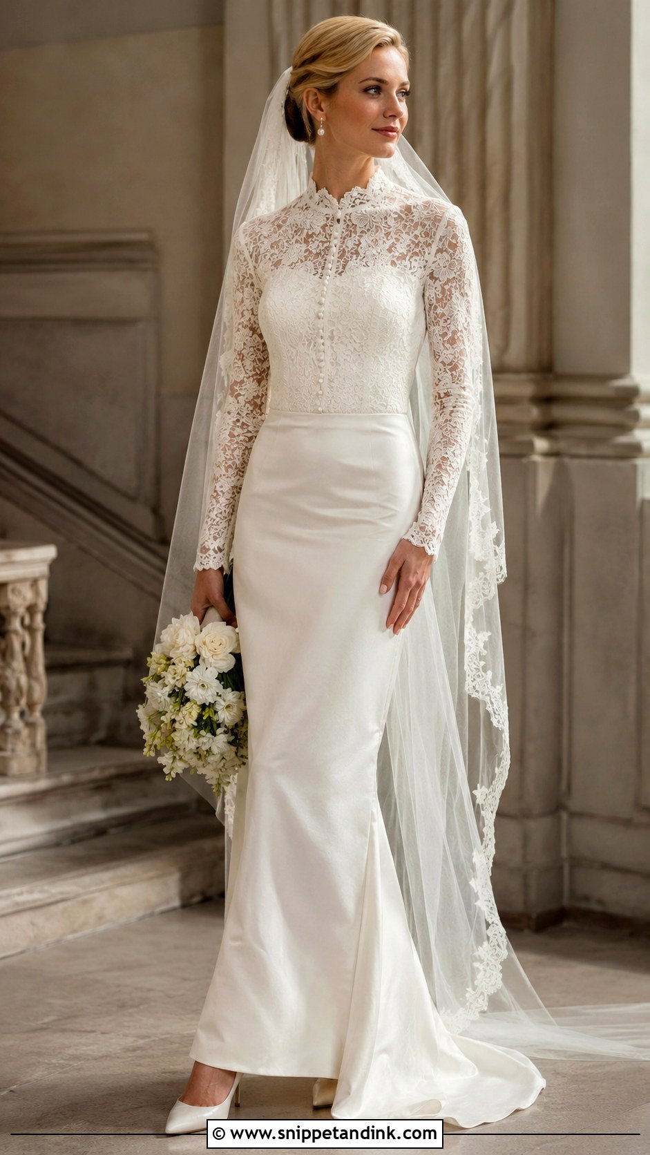 Vintage Lace Sleeve Wedding Dress - Snippet and Ink - 25 Lace Sleeves Wedding Dresses