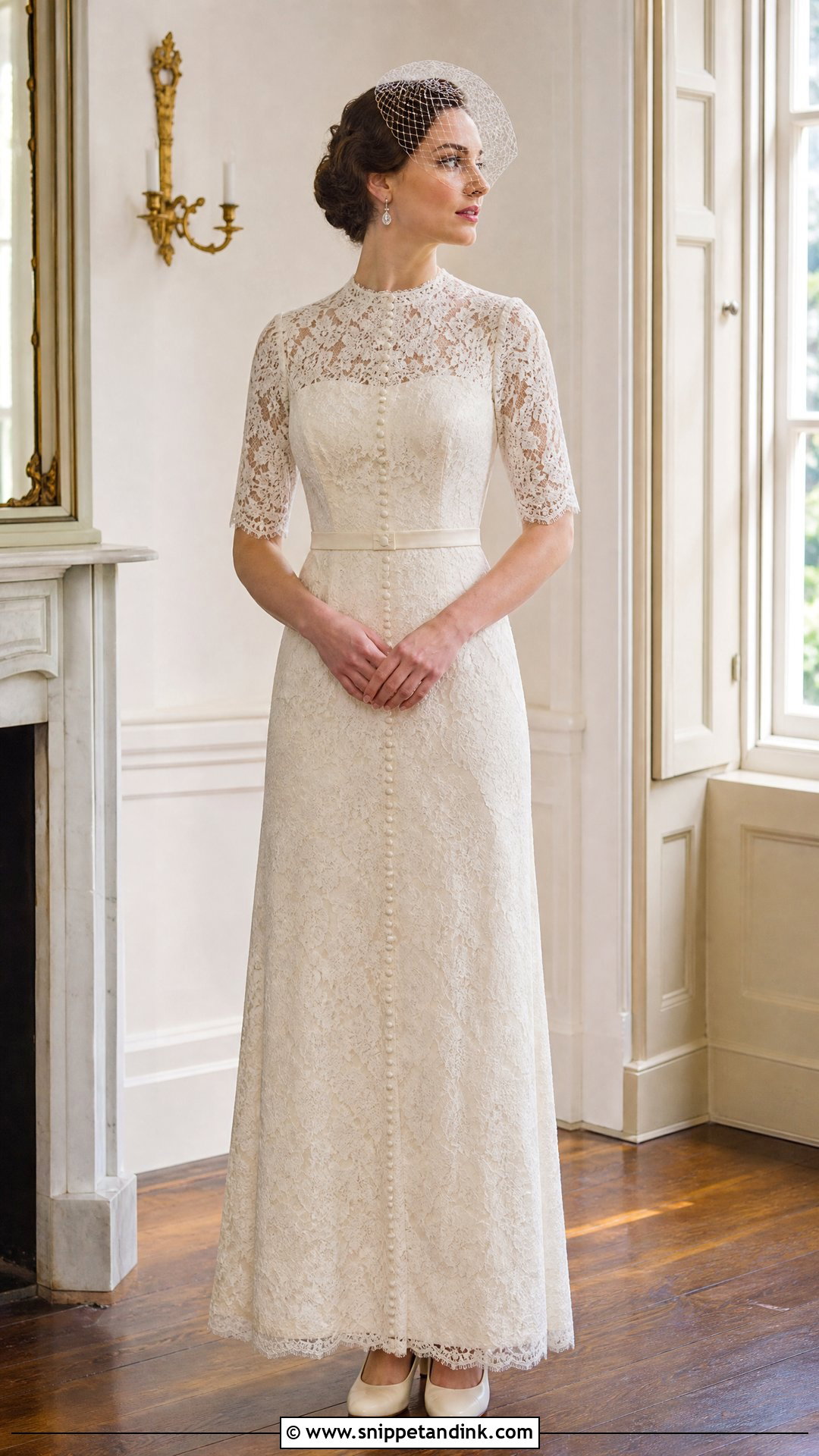 Vintage Lace Wedding Dress - Snippet and Ink - 20 Wedding Dresses with Lace