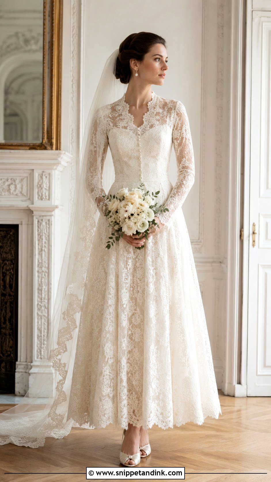 Vintage Lace Wedding Dress - Snippet and Ink - 25 Classic Elegant Wedding Dress Ideas