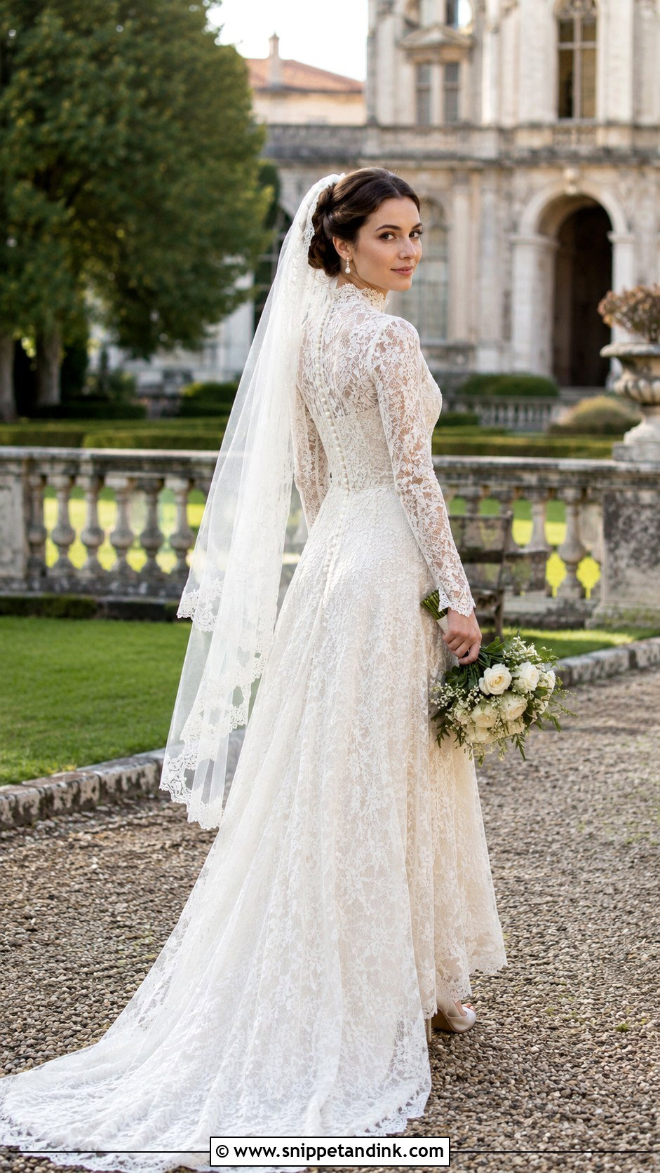 Vintage Lace Wedding Dress - Snippet and Ink - 25 Classic Elegant Wedding Dresses