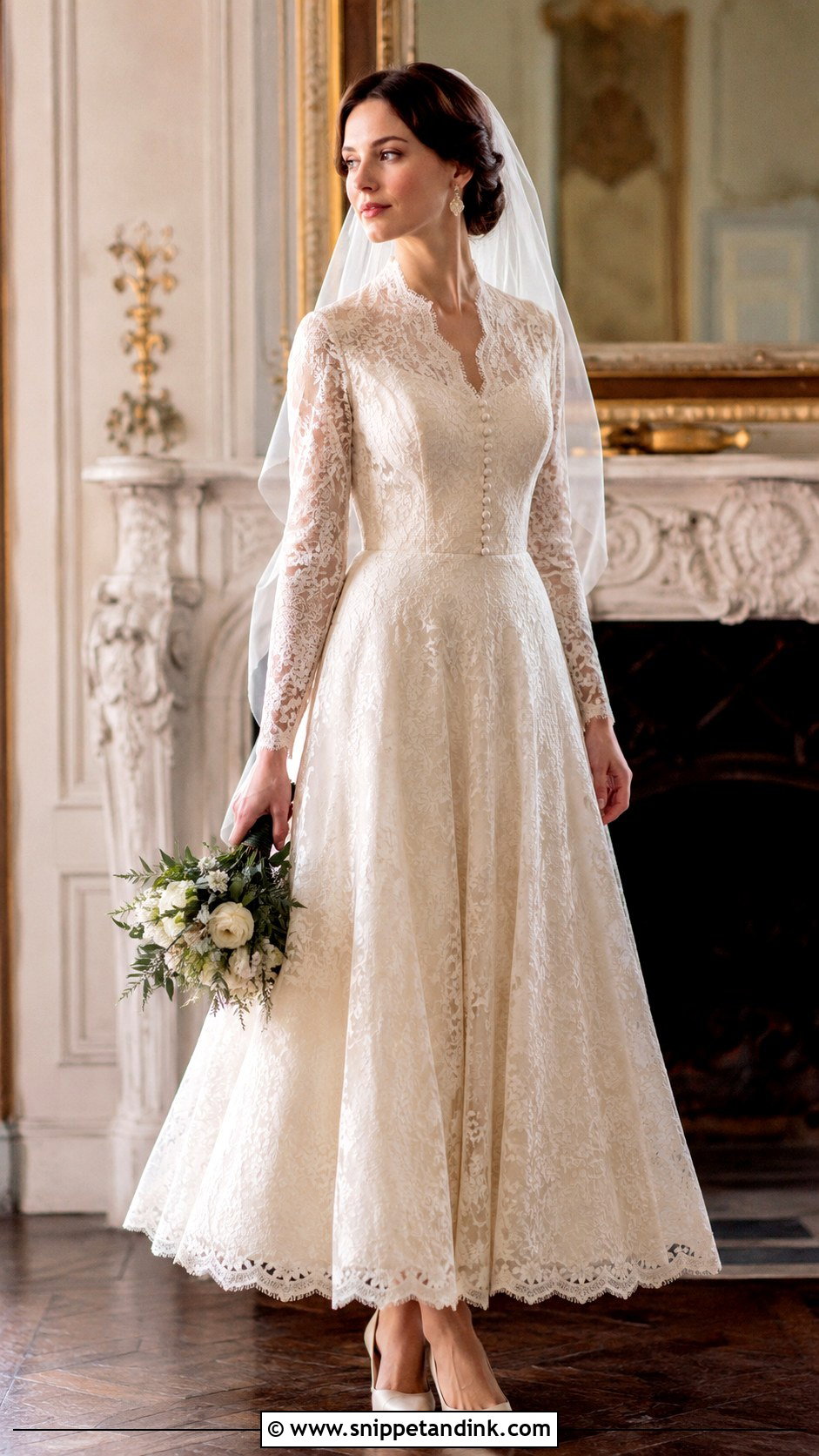 Vintage Lace Wedding Dress - Snippet and Ink - 25 Elegant Lace Wedding Dress Ideas