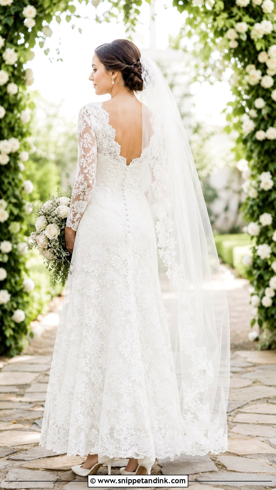 Vintage Lace Wedding Dress - Snippet and Ink - 25 Fairycore Wedding Dress Ideas