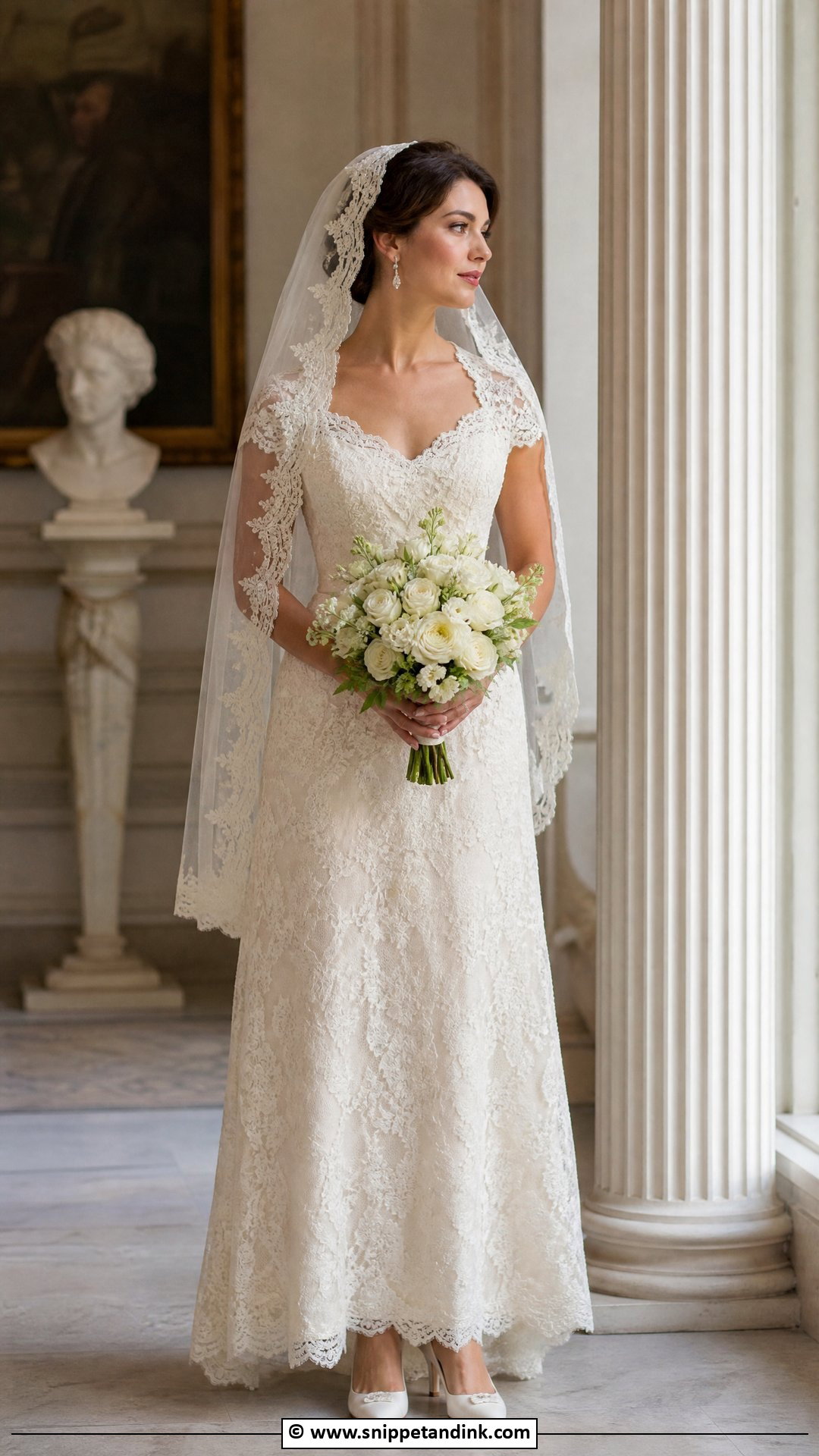 Vintage Lace Wedding Dress - Snippet and Ink - 35 Ethereal Wedding Dress Ideas