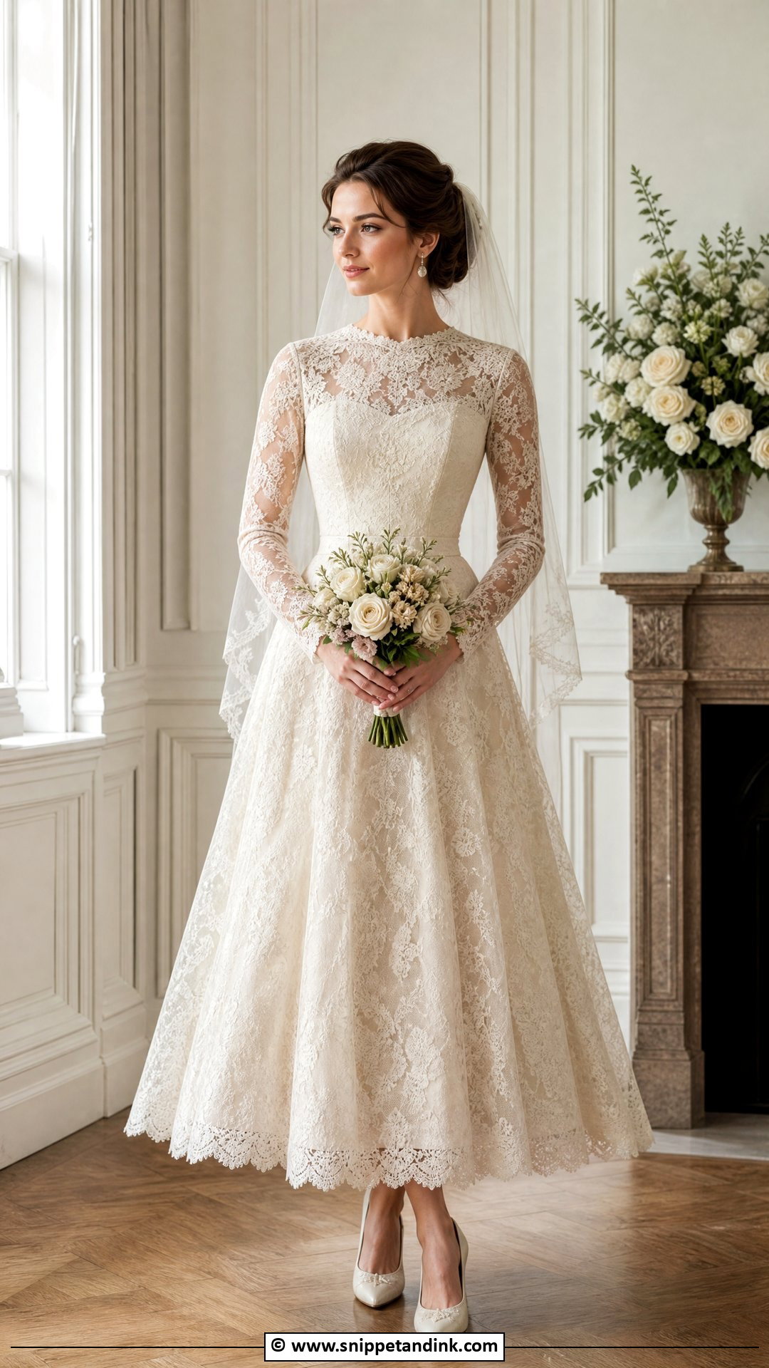 Vintage Lace Wedding Dress - Snippet and Ink - 35 Lace Wedding Dresses