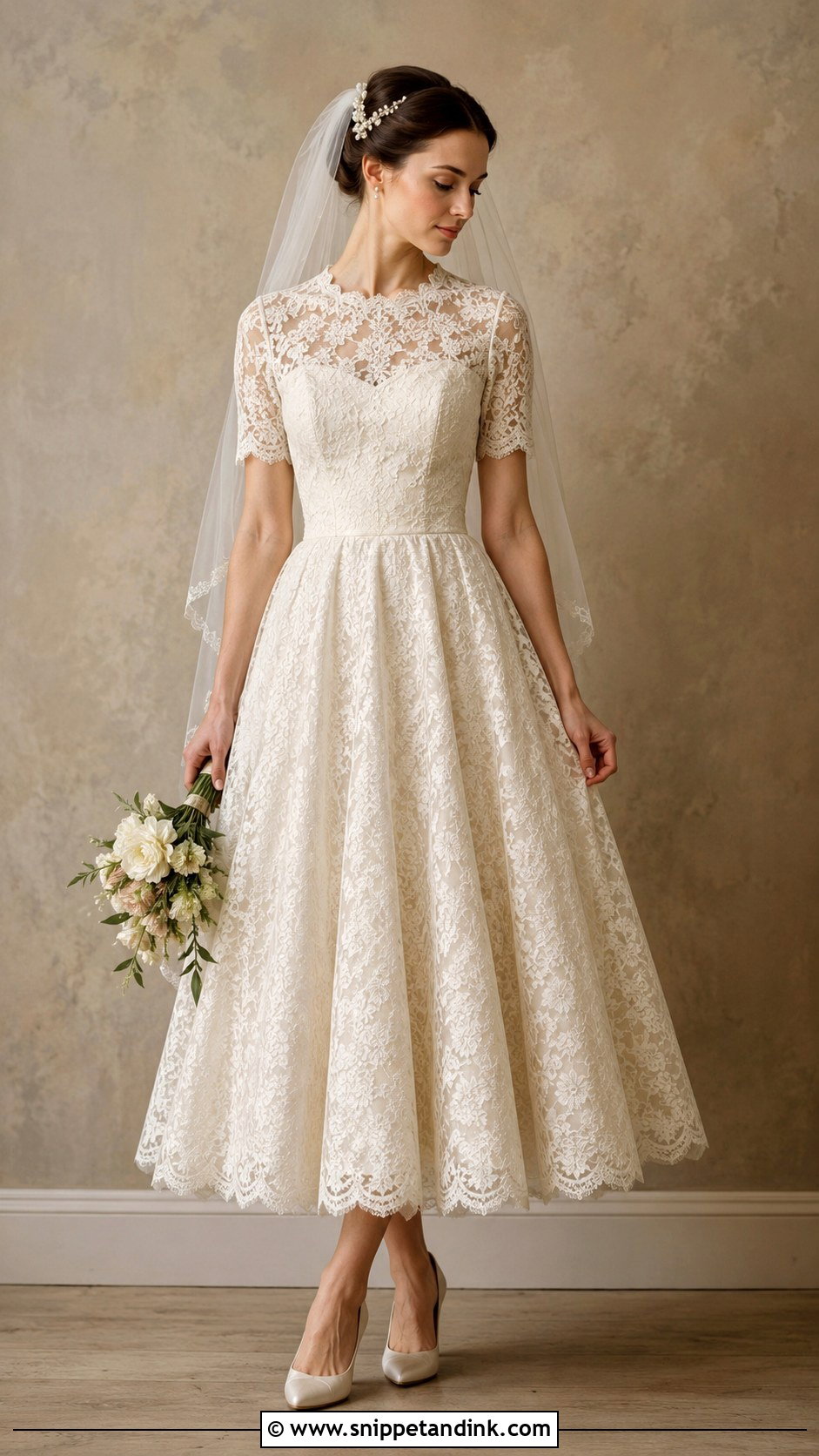 Vintage Lace Wedding Dress - Snippet and Ink - 25 Soft Romantic Wedding Dress Ideas