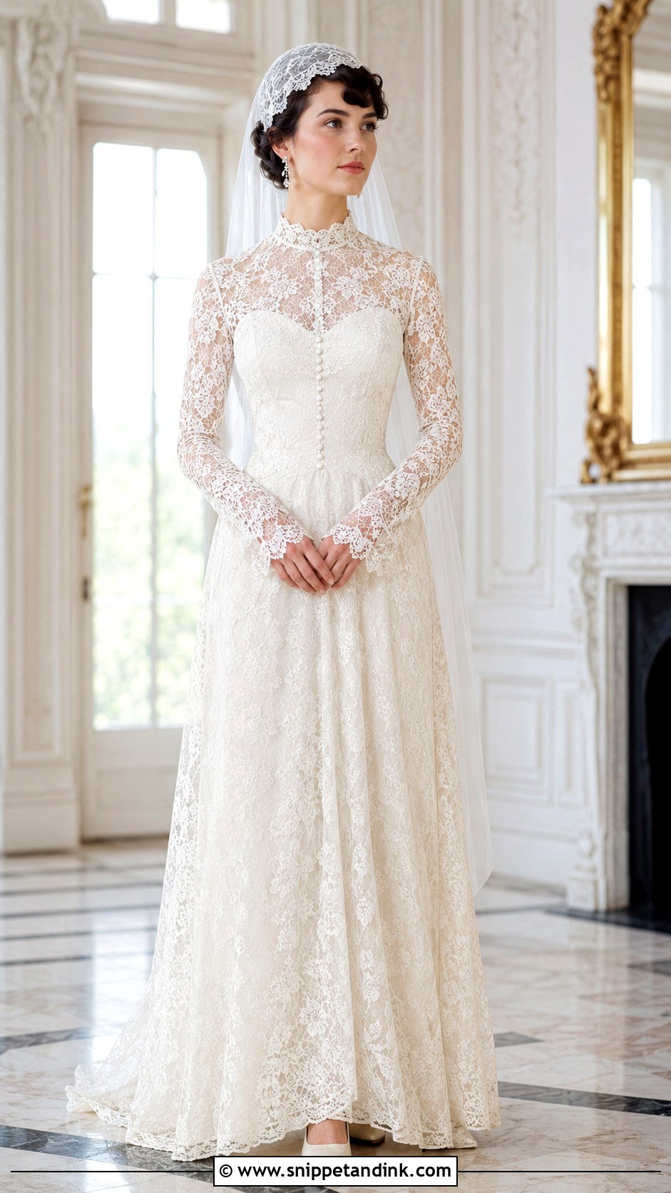 Vintage Lace Wedding Dress - Snippet and Ink - 20 Creative Wedding Dress Ideas
