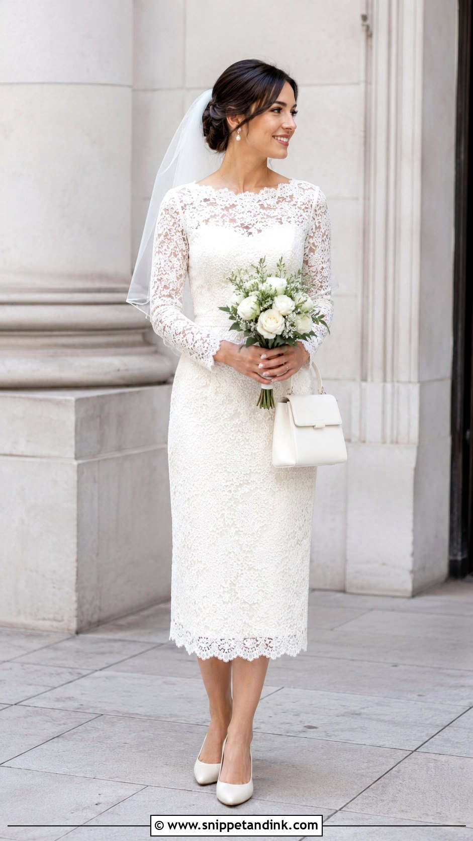 Vintage Lace Wedding Dress For Courthouse Wedding - Snippet and Ink - 30 Vintage Lace Wedding Dress Ideas