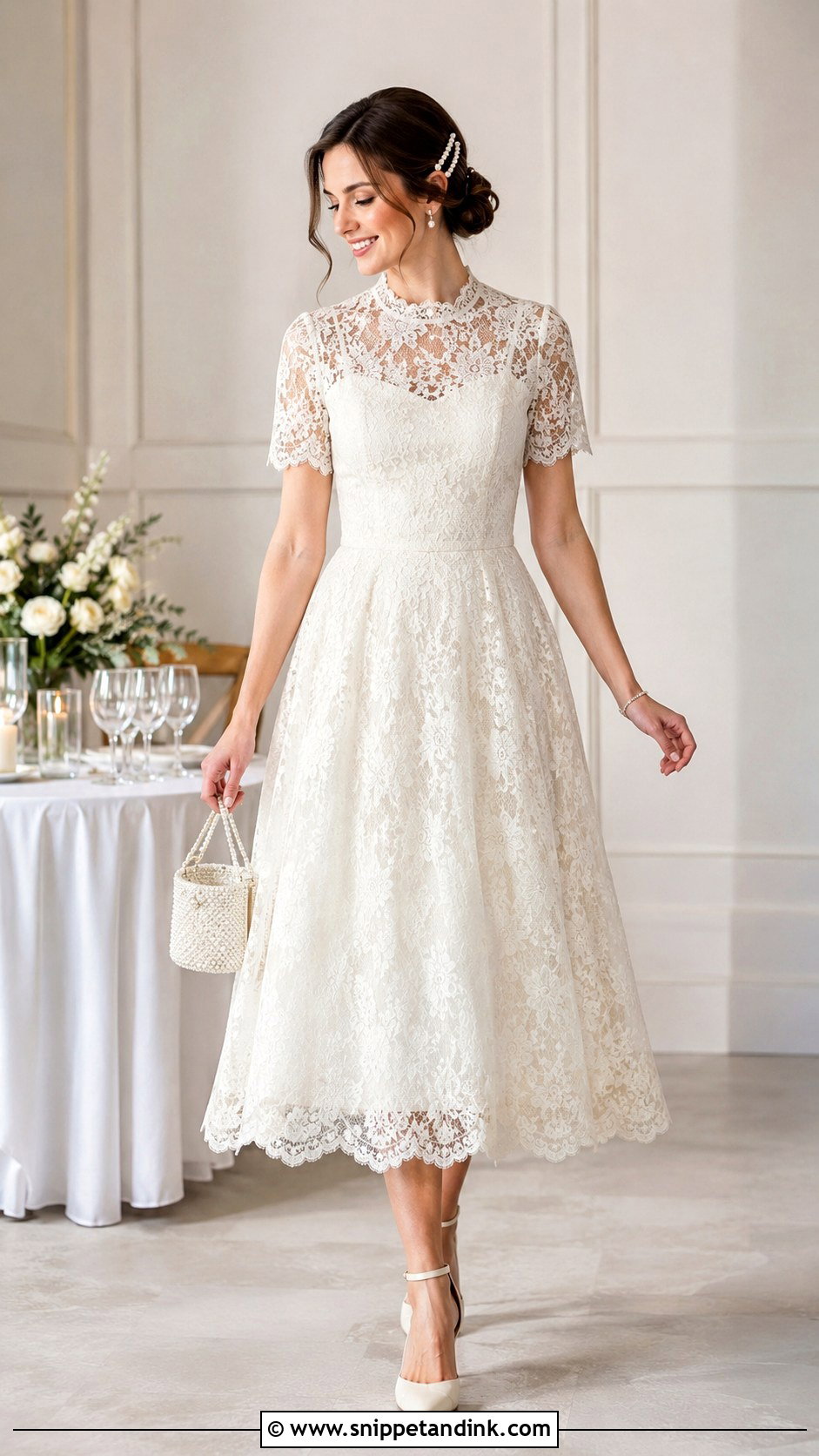 Vintage Lace Wedding Dress For Reception - Snippet and Ink - 30 Vintage Lace Wedding Dress Ideas
