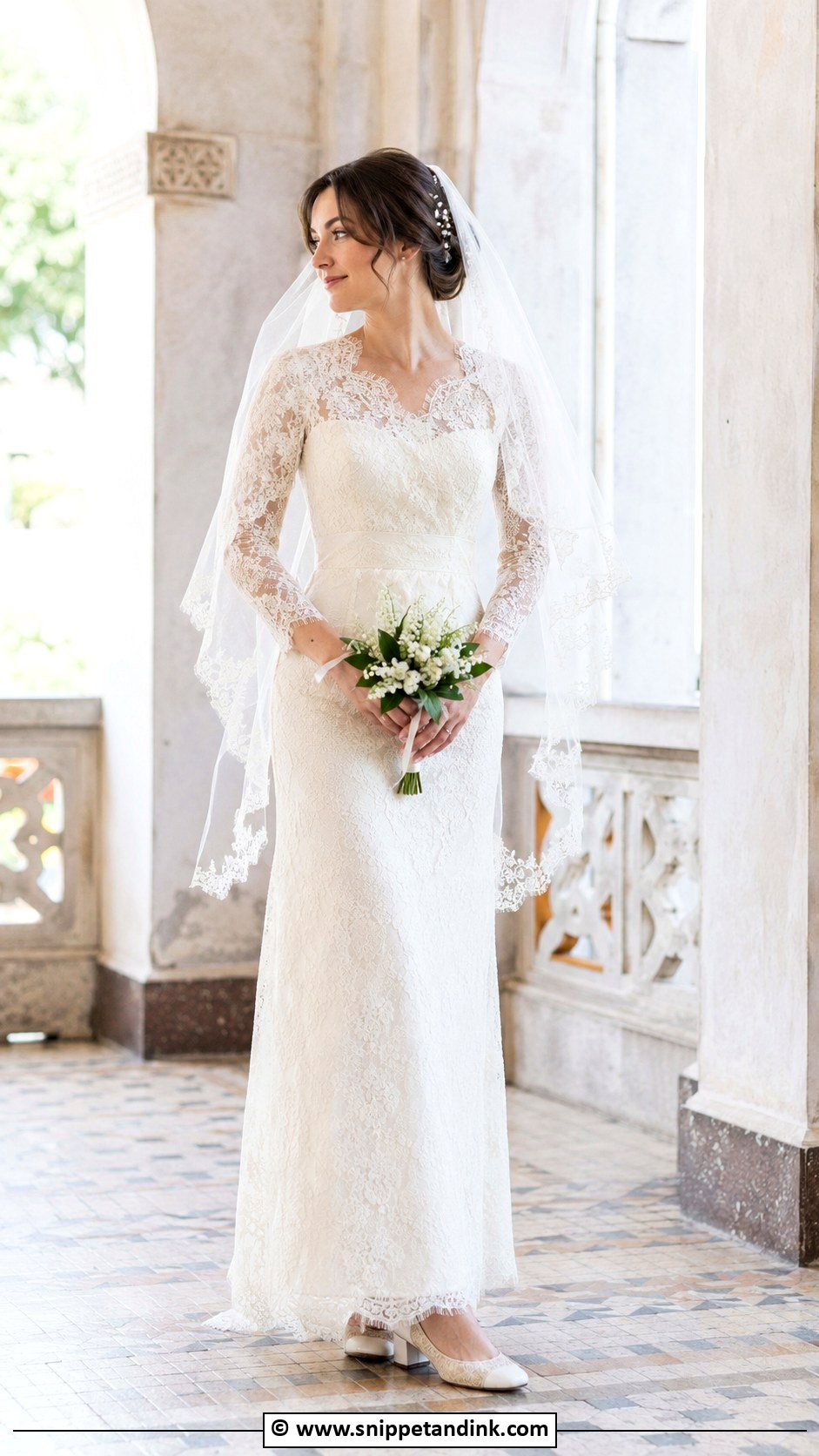 Vintage Lace Wedding Dress With Sleeves - Snippet and Ink - 30 Lace Wedding Dress with Sleeves
