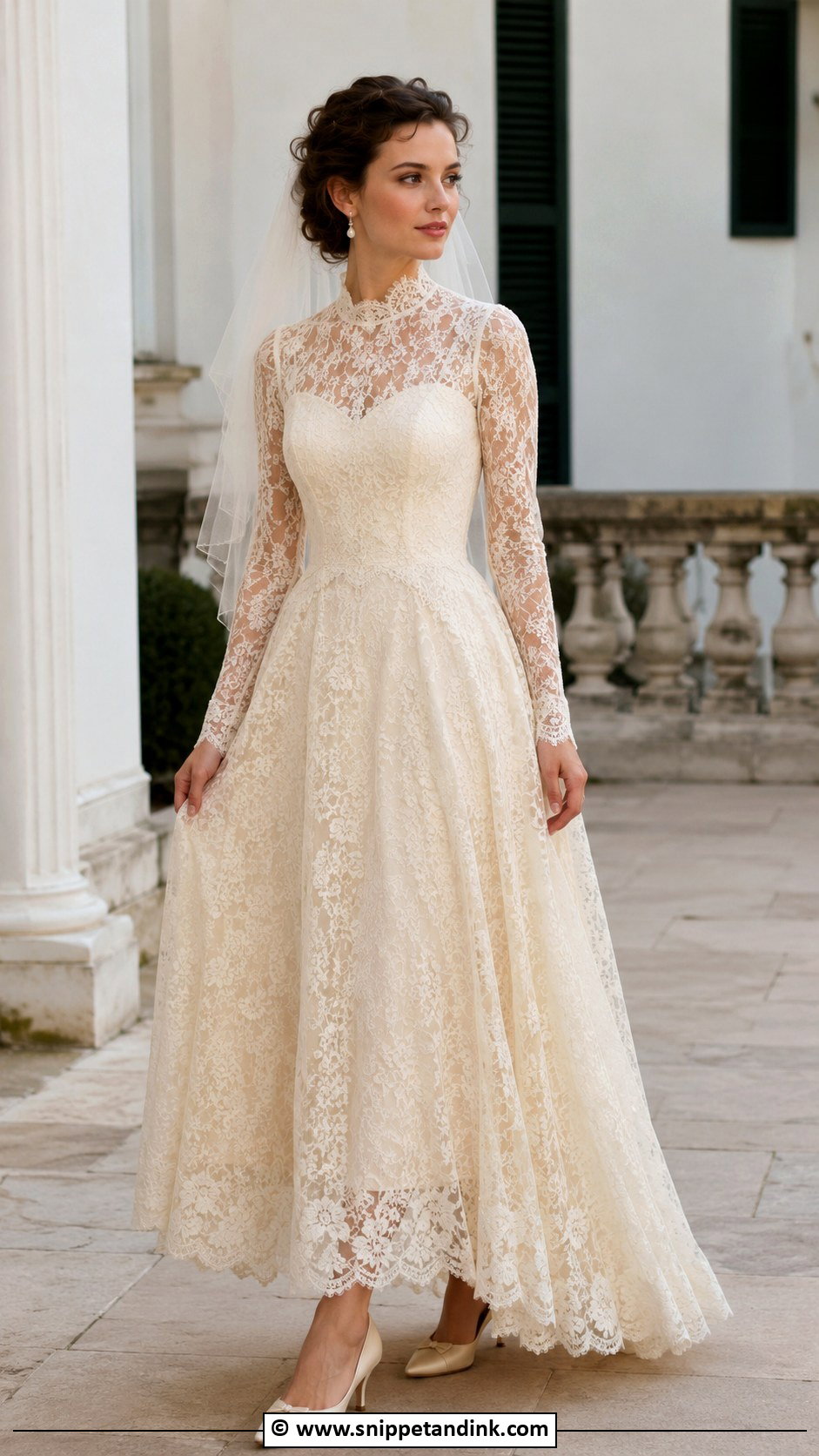 Vintage Lace Wedding Dress - Snippet and Ink - 25 Eclectic Wedding Dress Ideas