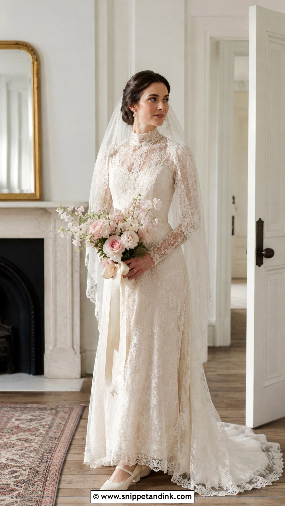 Vintage Lace Whimsical Bridal Look - Snippet and Ink - 20 Whimsical Bride Ideas