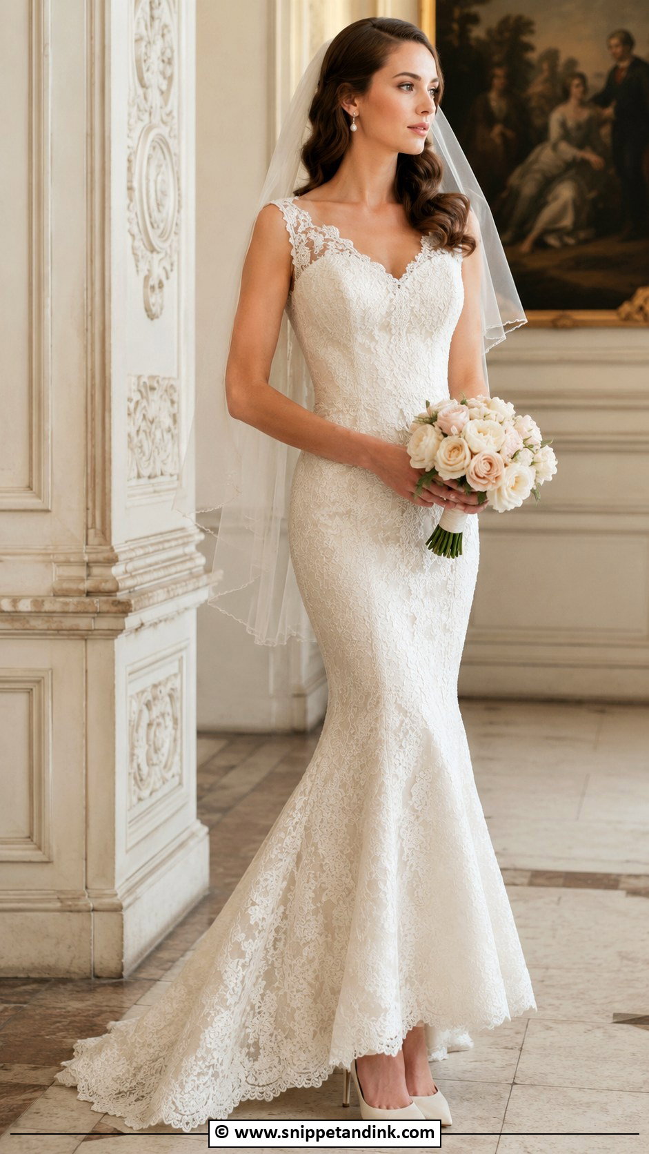 Vintage Mermaid Wedding Dress - Snippet and Ink - 35 Mermaid Wedding Dresses
