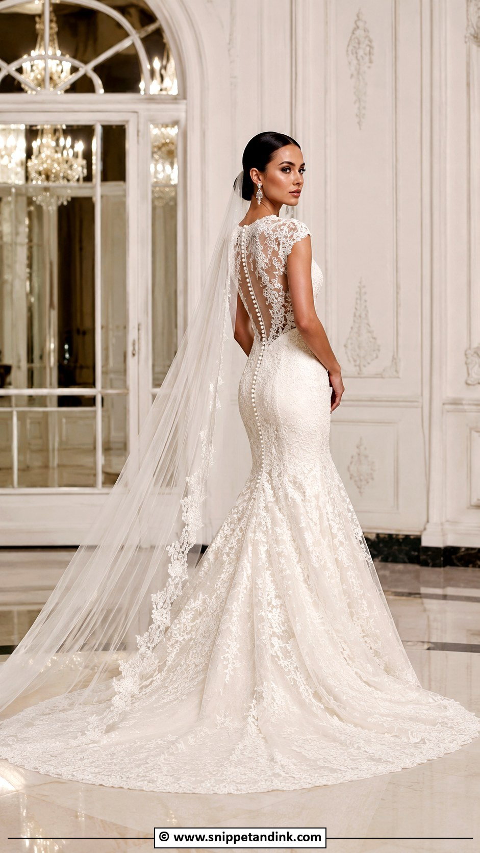 Vintage Mermaid Wedding Dress - Snippet and Ink - 35 Vintage Wedding Dresses