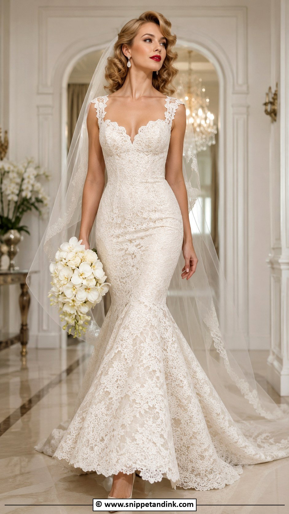 Vintage Mermaid Wedding Dress - Snippet and Ink - 25 Vintage Style Wedding Dresses